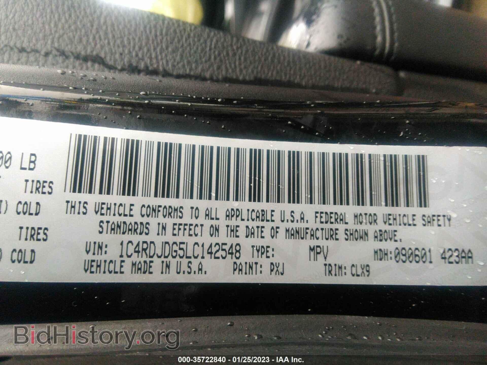 2020 DODGE DURANGO - VIN: 1C4RDJDG5LC142548 - Photo 9