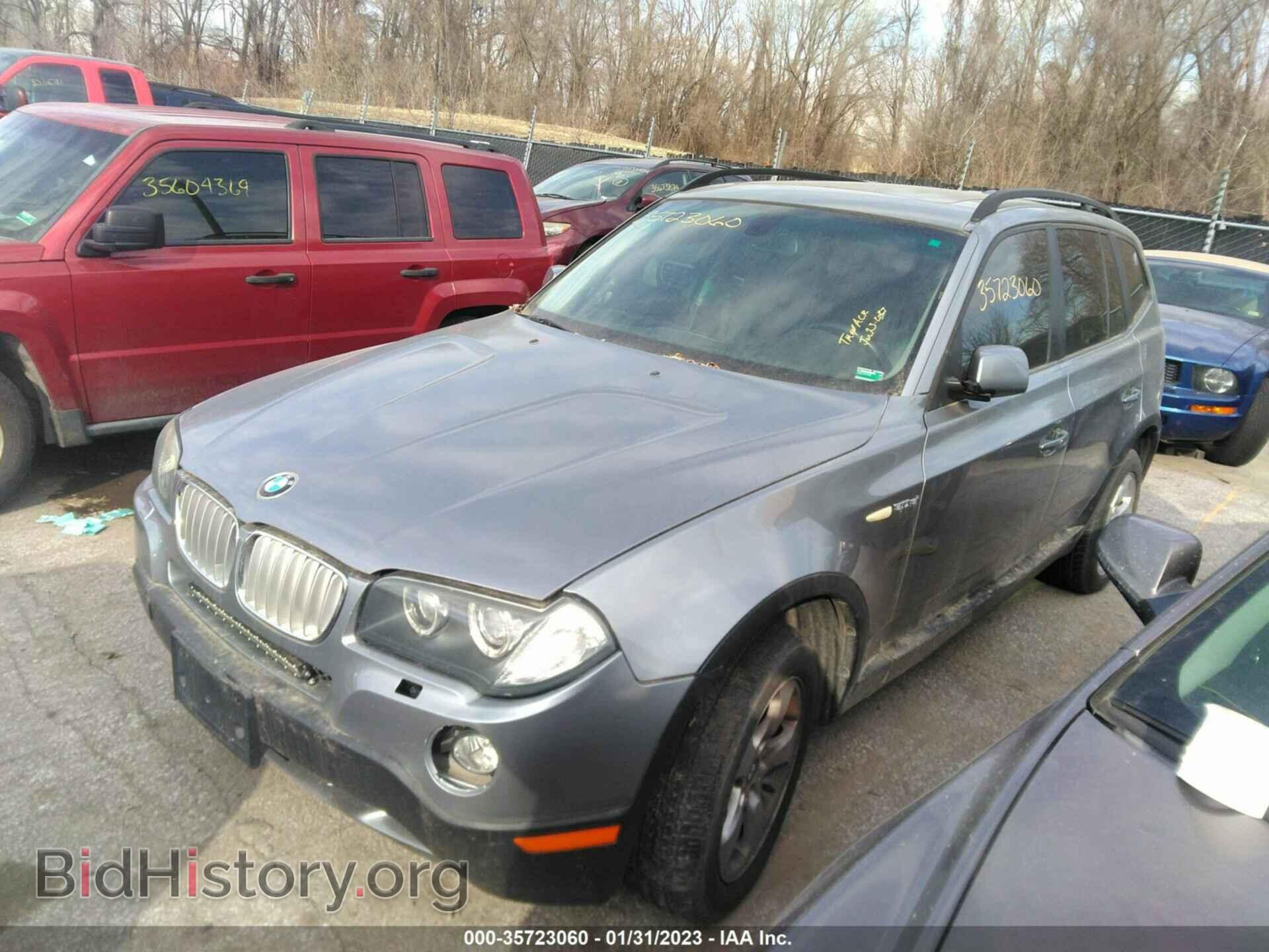 2008 BMW X3 - VIN: WBXPC93458WJ18355 - Фото 2