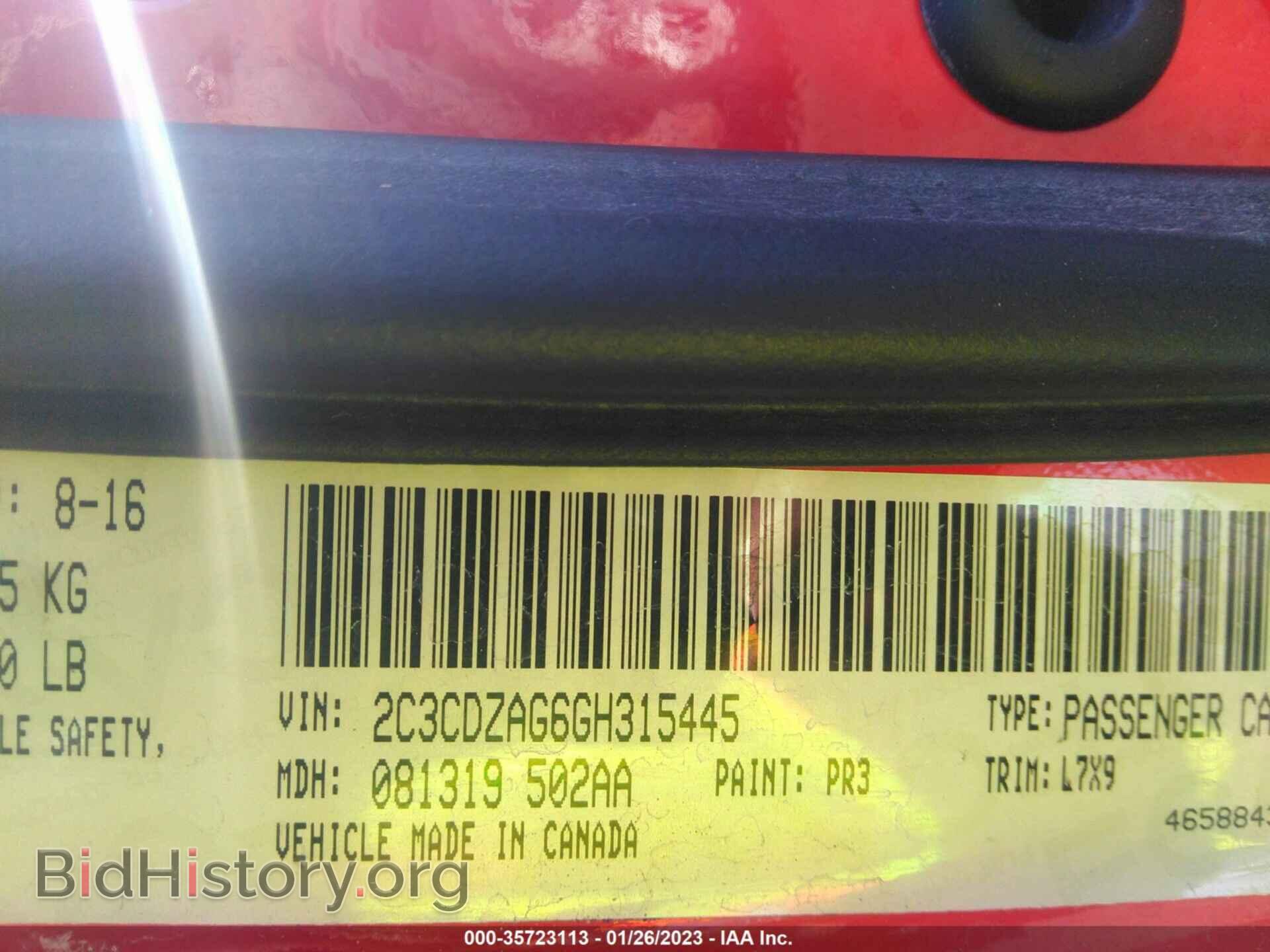 2016 DODGE CHALLENGER - VIN: 2C3CDZAG6GH315445 - Photo 9