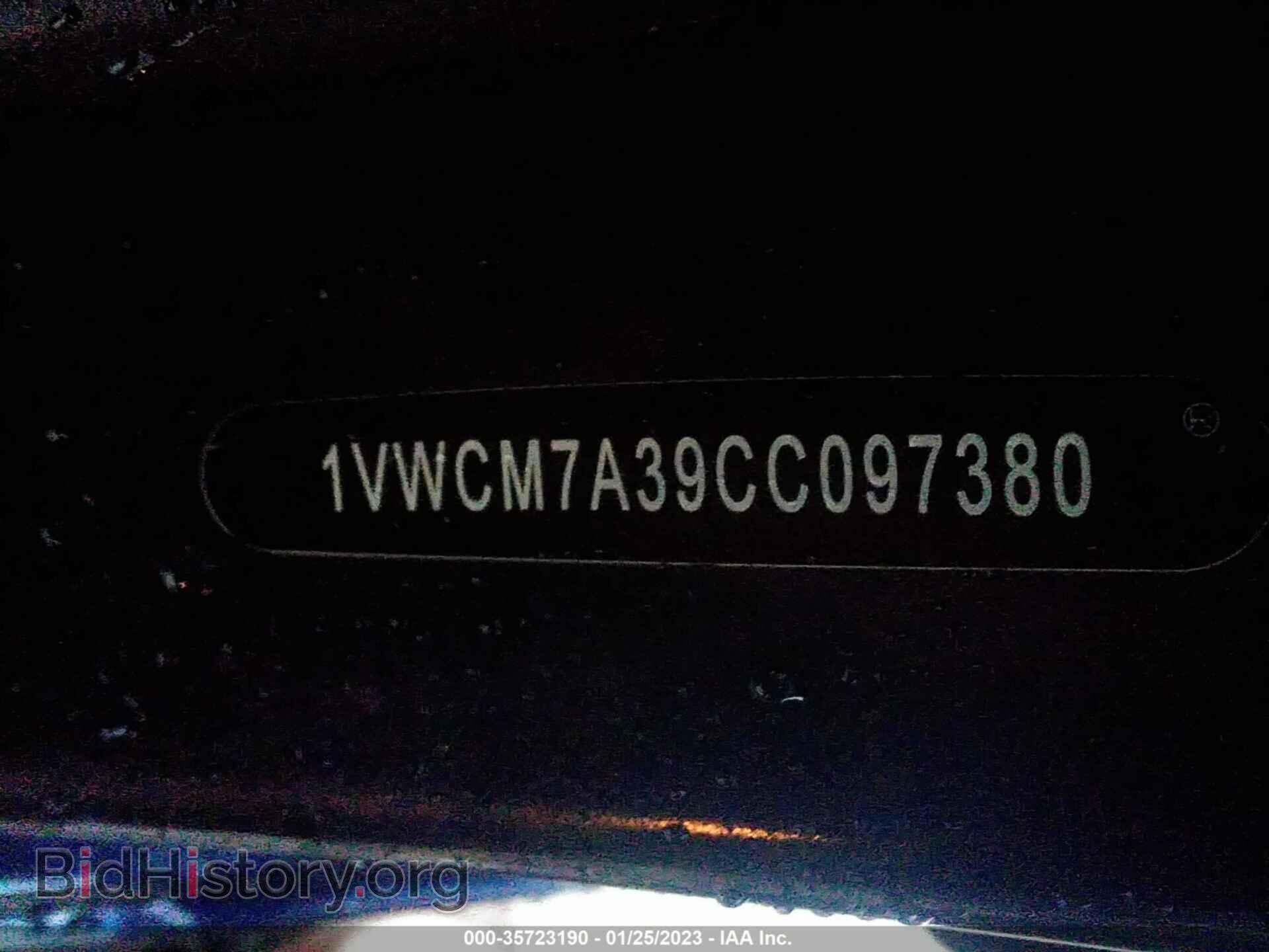 2012 VOLKSWAGEN PASSAT - VIN: 1VWCM7A39CC097380 - Фото 9
