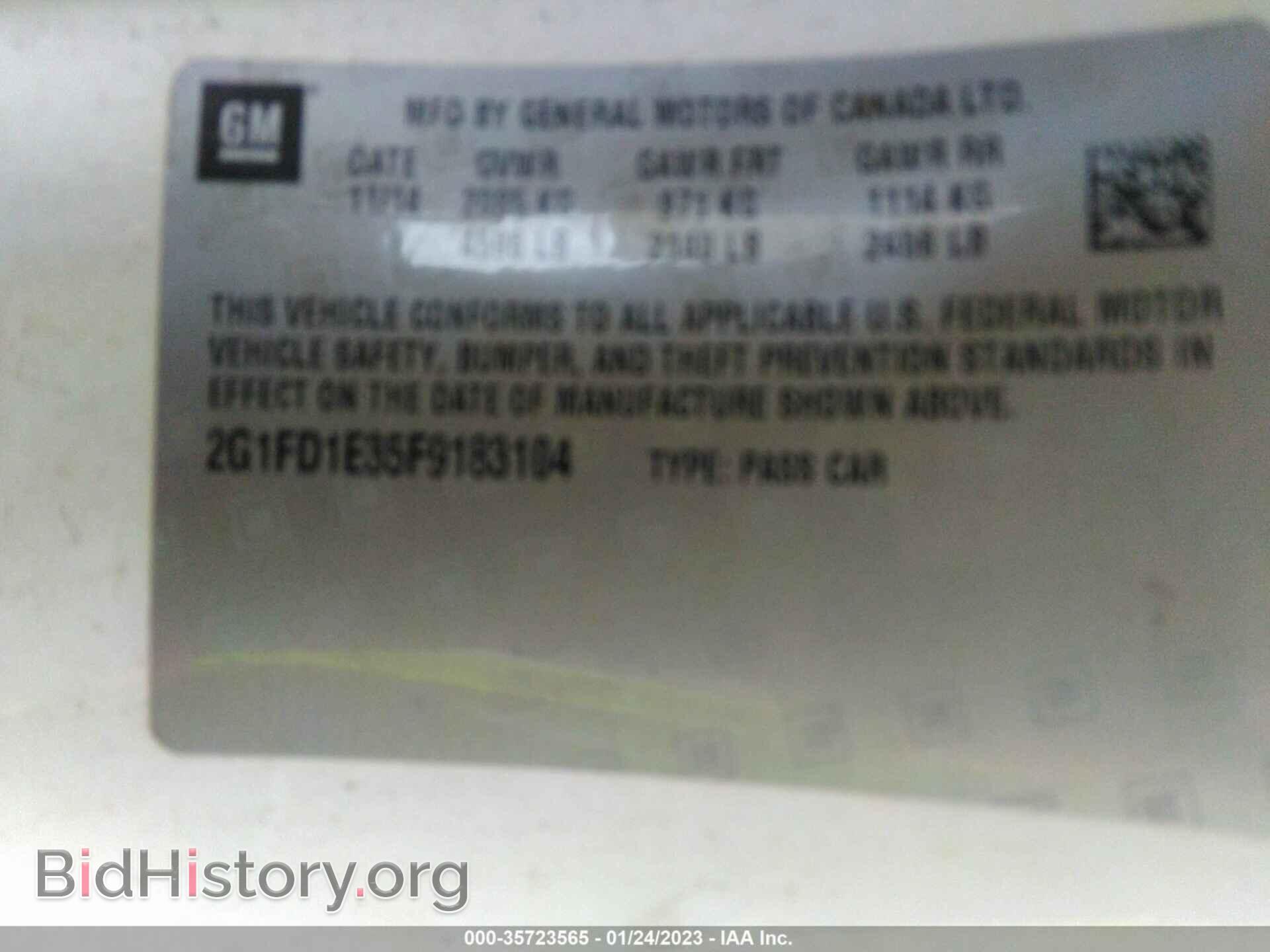 2015 CHEVROLET CAMARO - VIN: 2G1FD1E35F9183104 - Фото 9