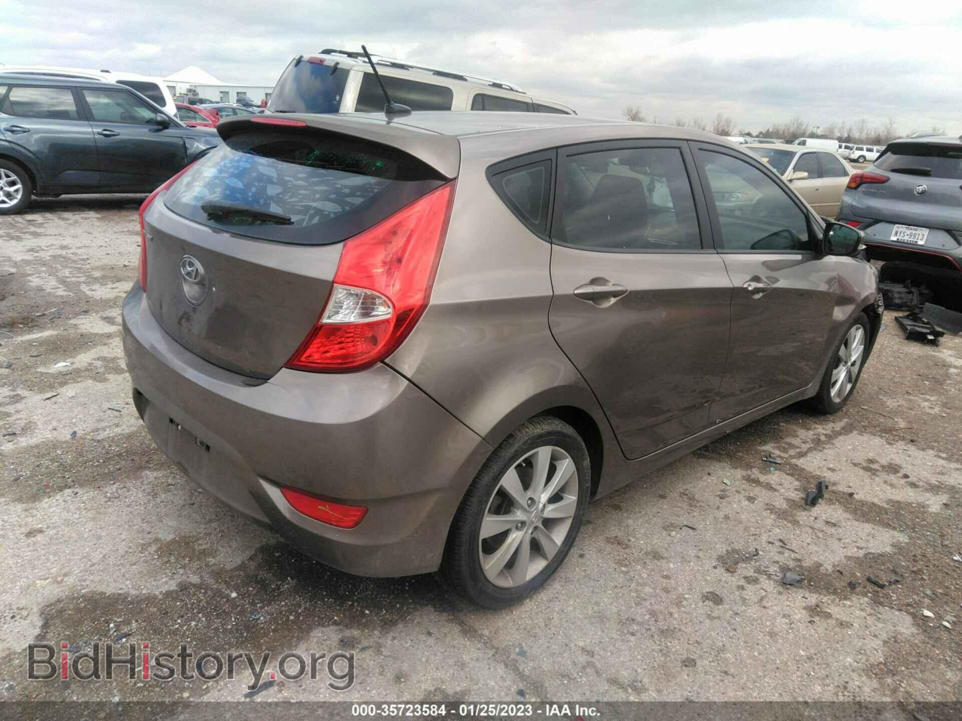 2013 HYUNDAI ACCENT - VIN: KMHCU5AEXDU073847 - Фото 4