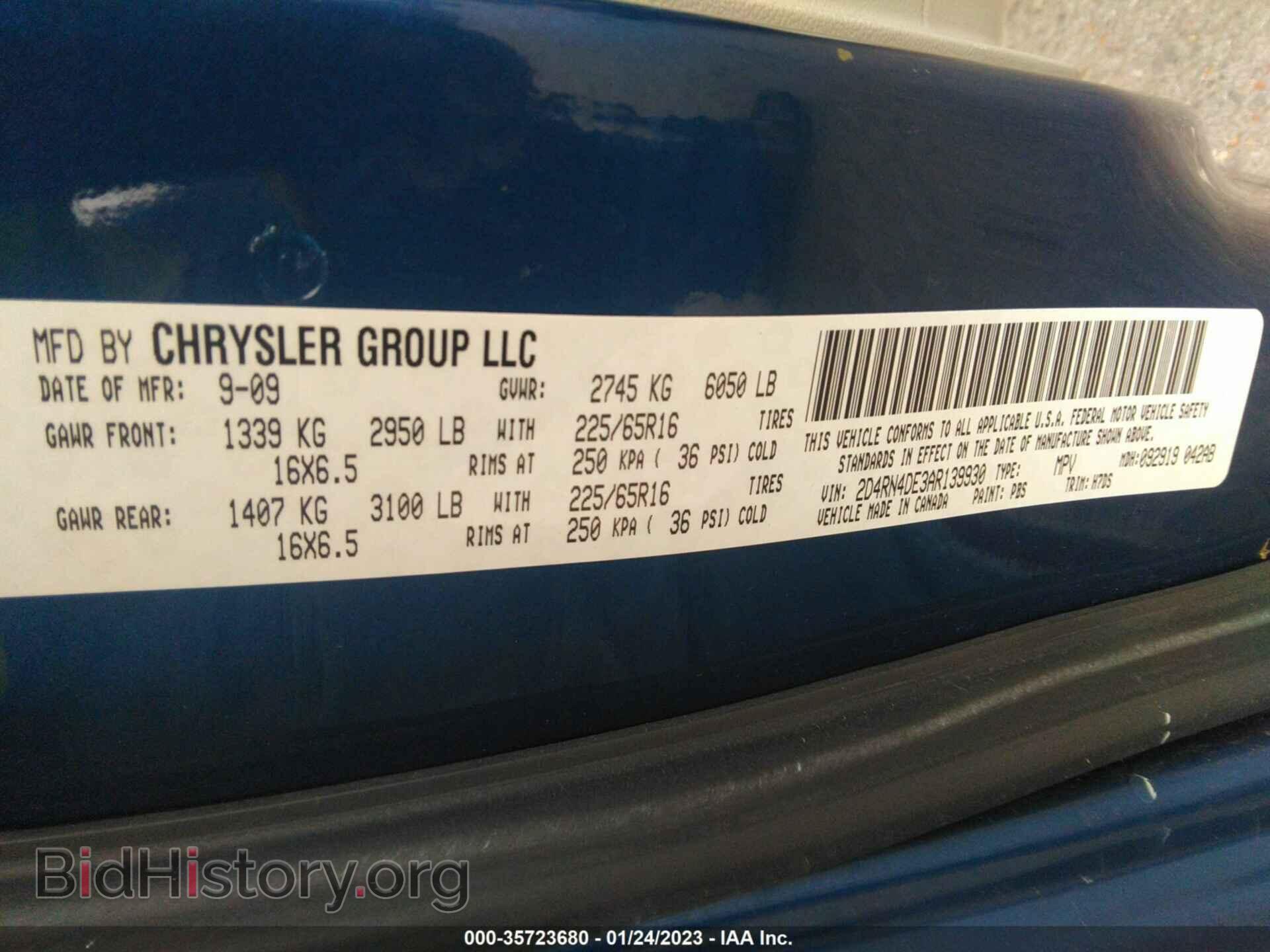 2010 DODGE GRAND CARAVAN - VIN: 2D4RN4DE3AR139930 - Фото 9