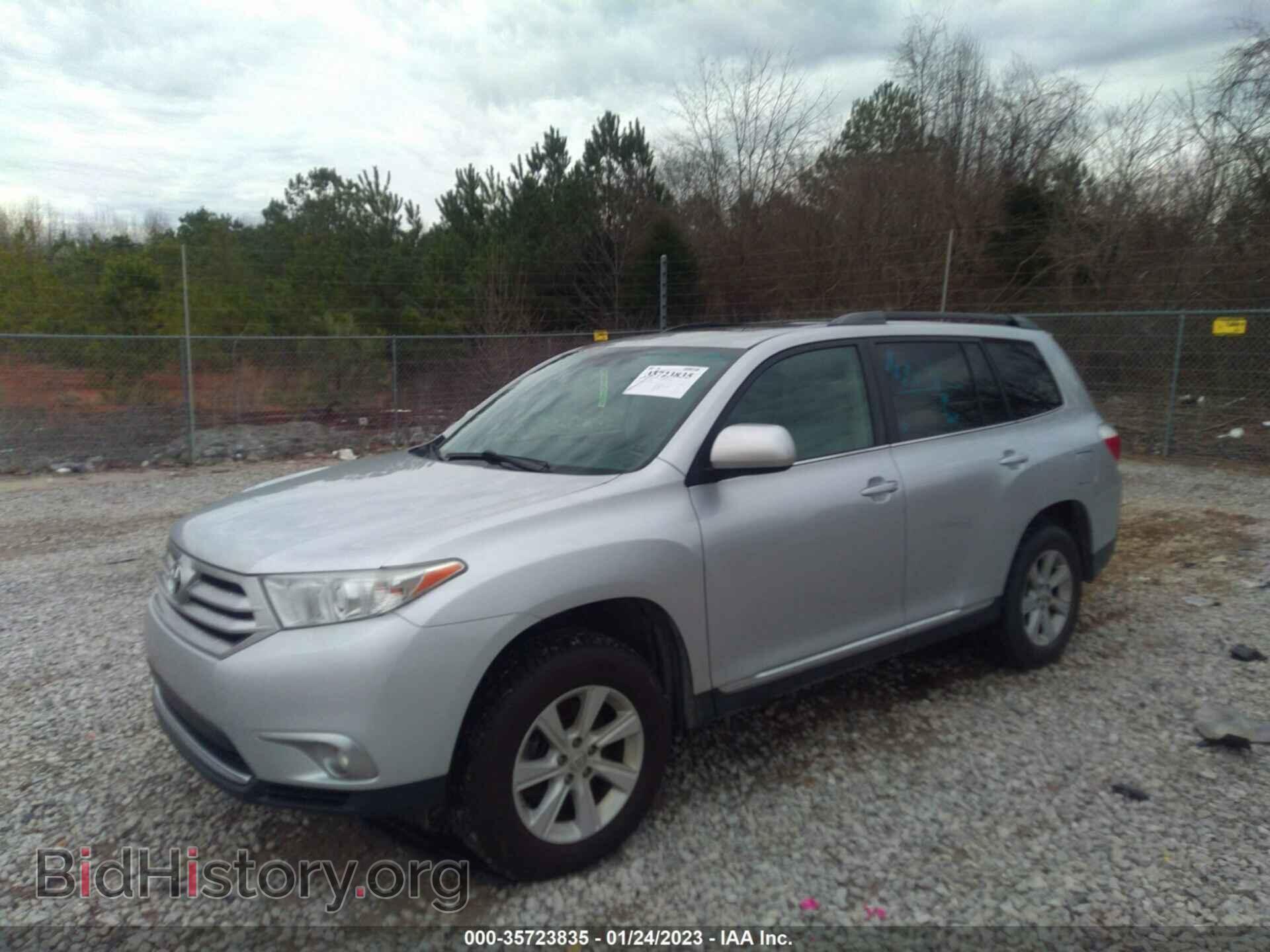 2012 TOYOTA HIGHLANDER - VIN: 5TDBK3EH1CS150557 - Фото 2