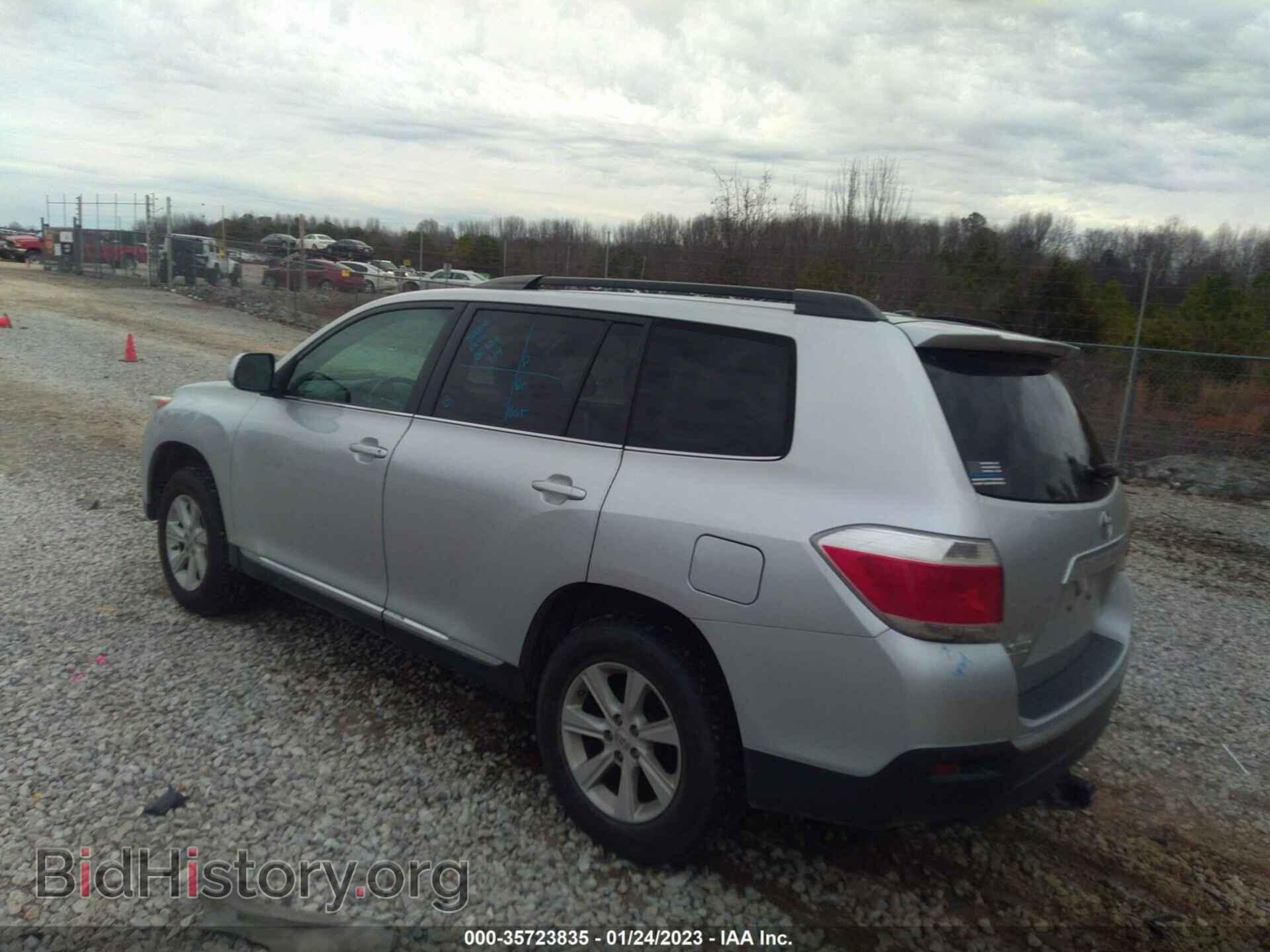 2012 TOYOTA HIGHLANDER - VIN: 5TDBK3EH1CS150557 - Фото 3