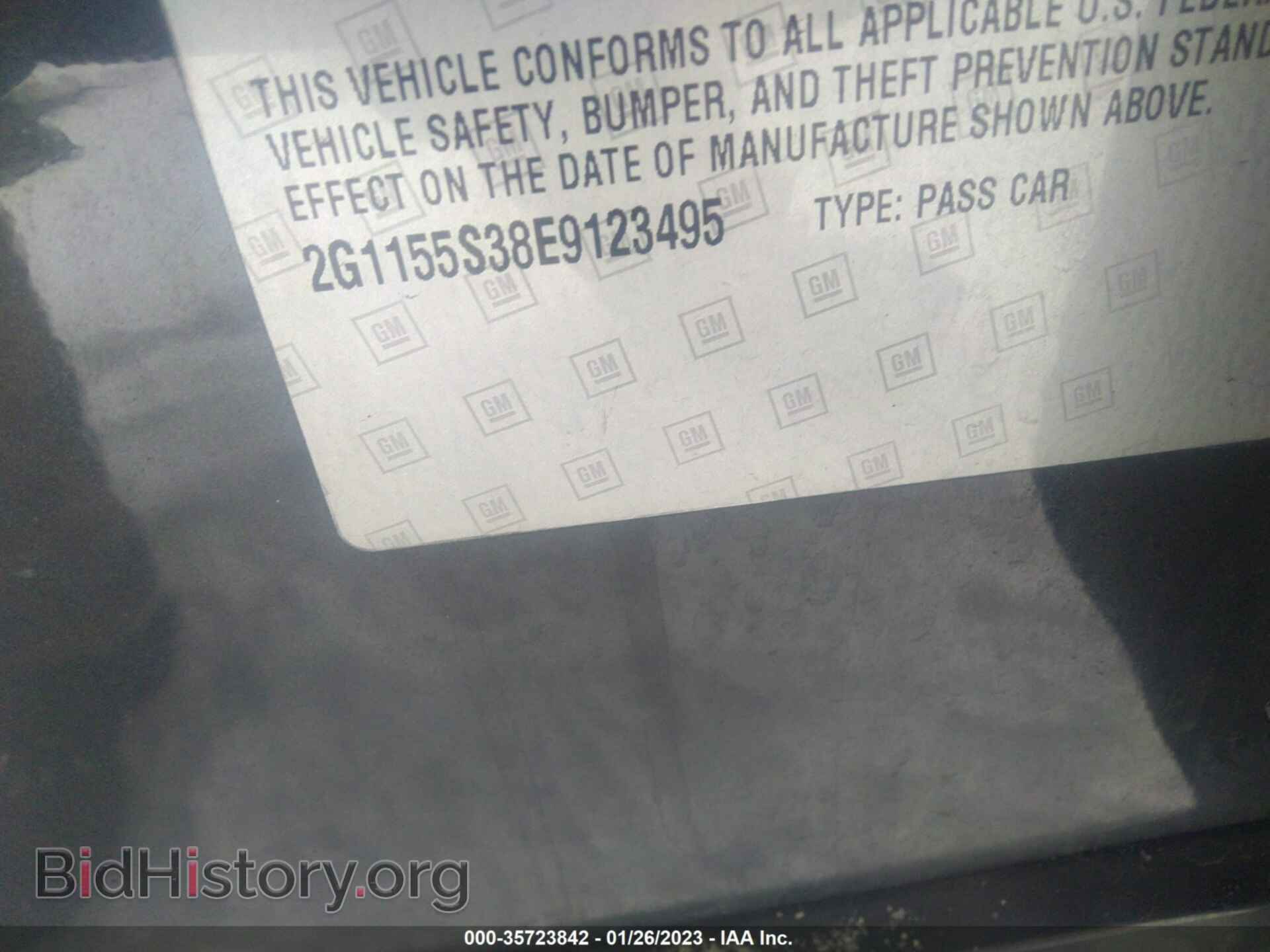 2014 CHEVROLET IMPALA - VIN: 2G1155S38E9123495 - Фото 9