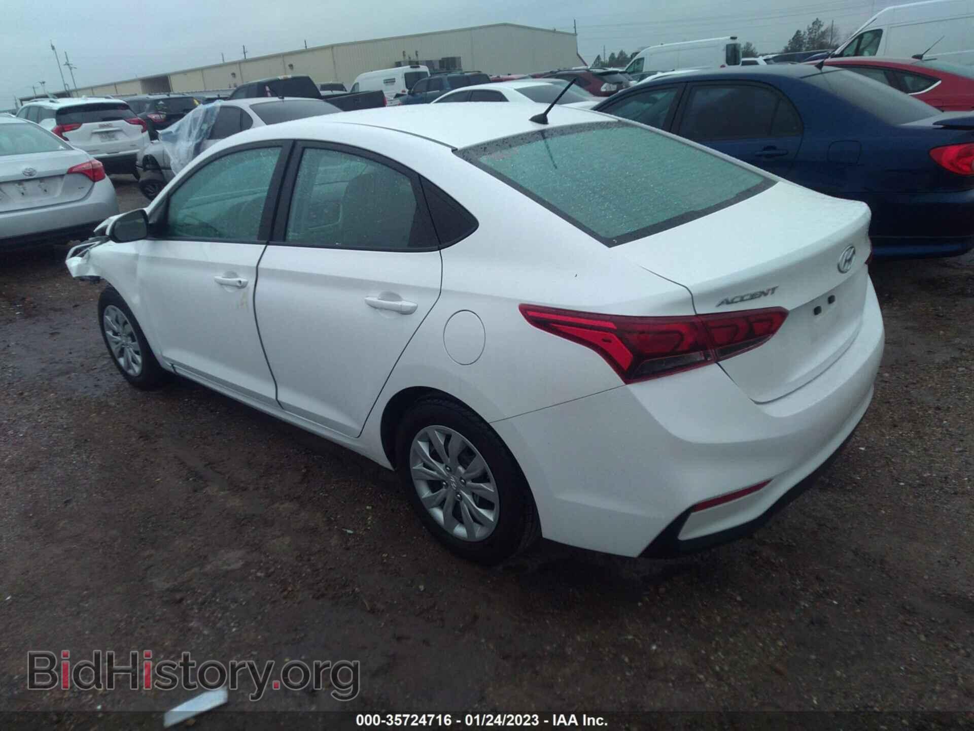 2020 HYUNDAI ACCENT - VIN: 3KPC24A69LE113149 - Фото 3