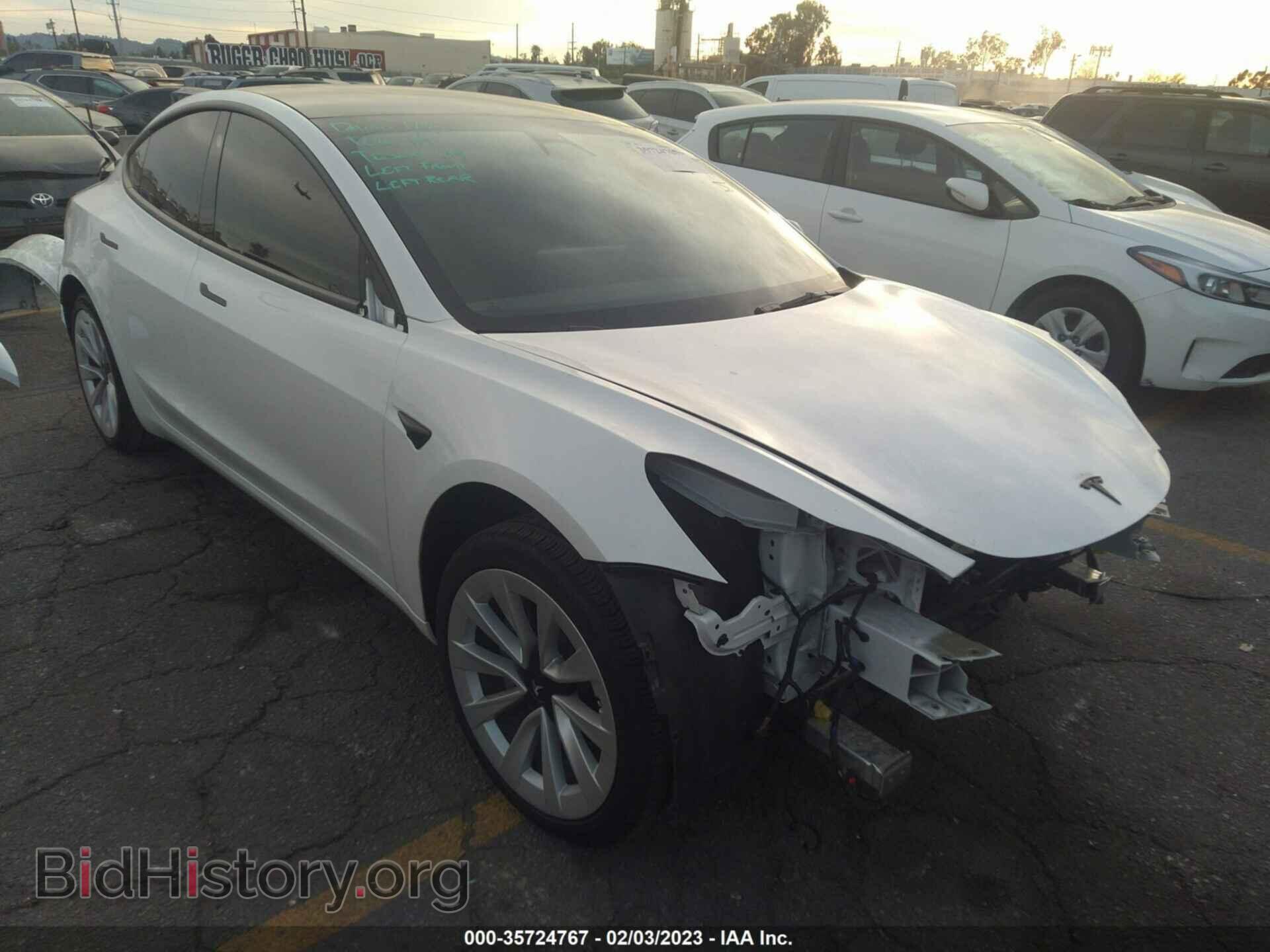 Фотография 5YJ3E1EA1MF098632 - TESLA MODEL 3 2021