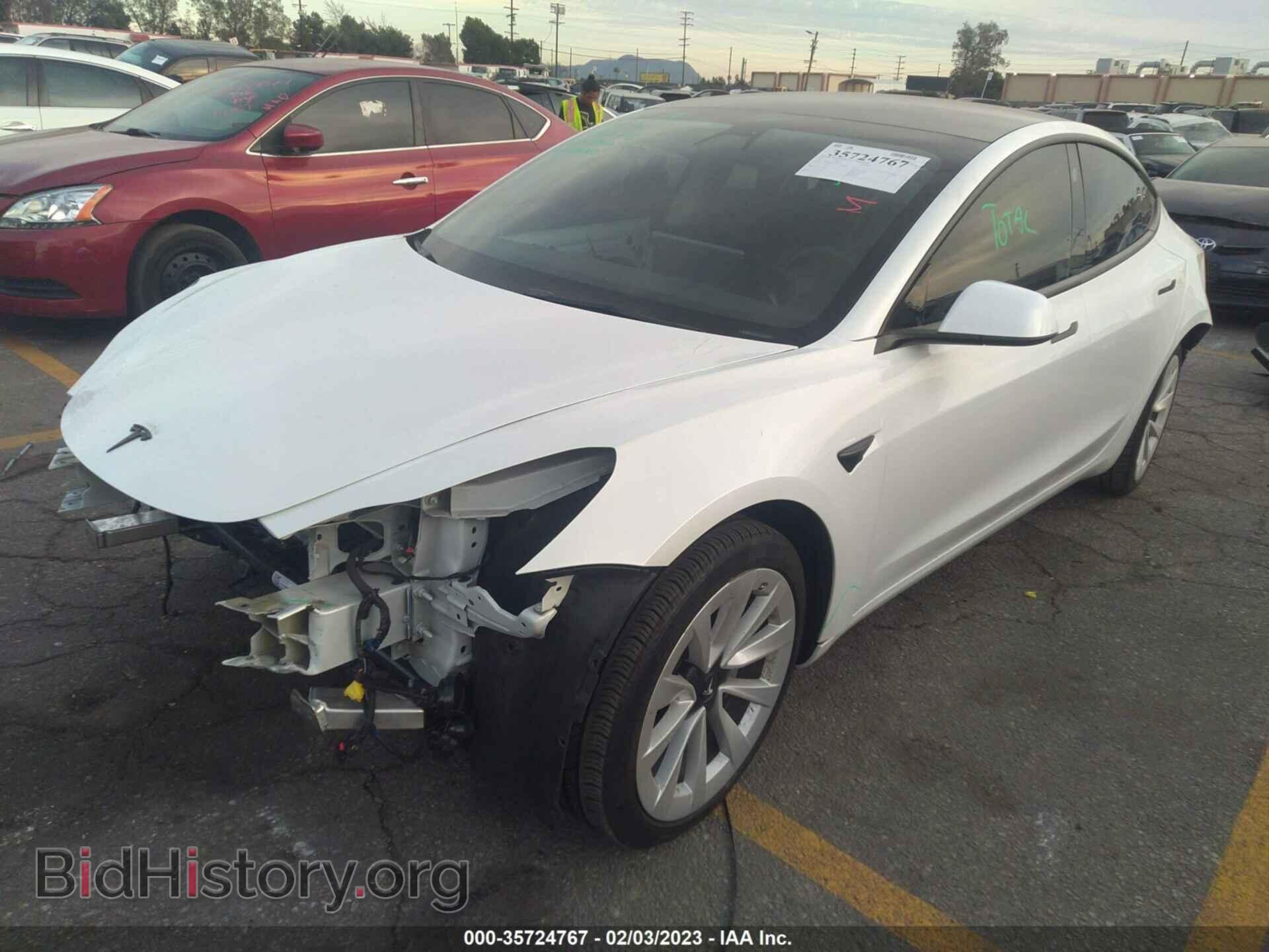 2021 TESLA MODEL 3 - VIN: 5YJ3E1EA1MF098632 - Фото 2