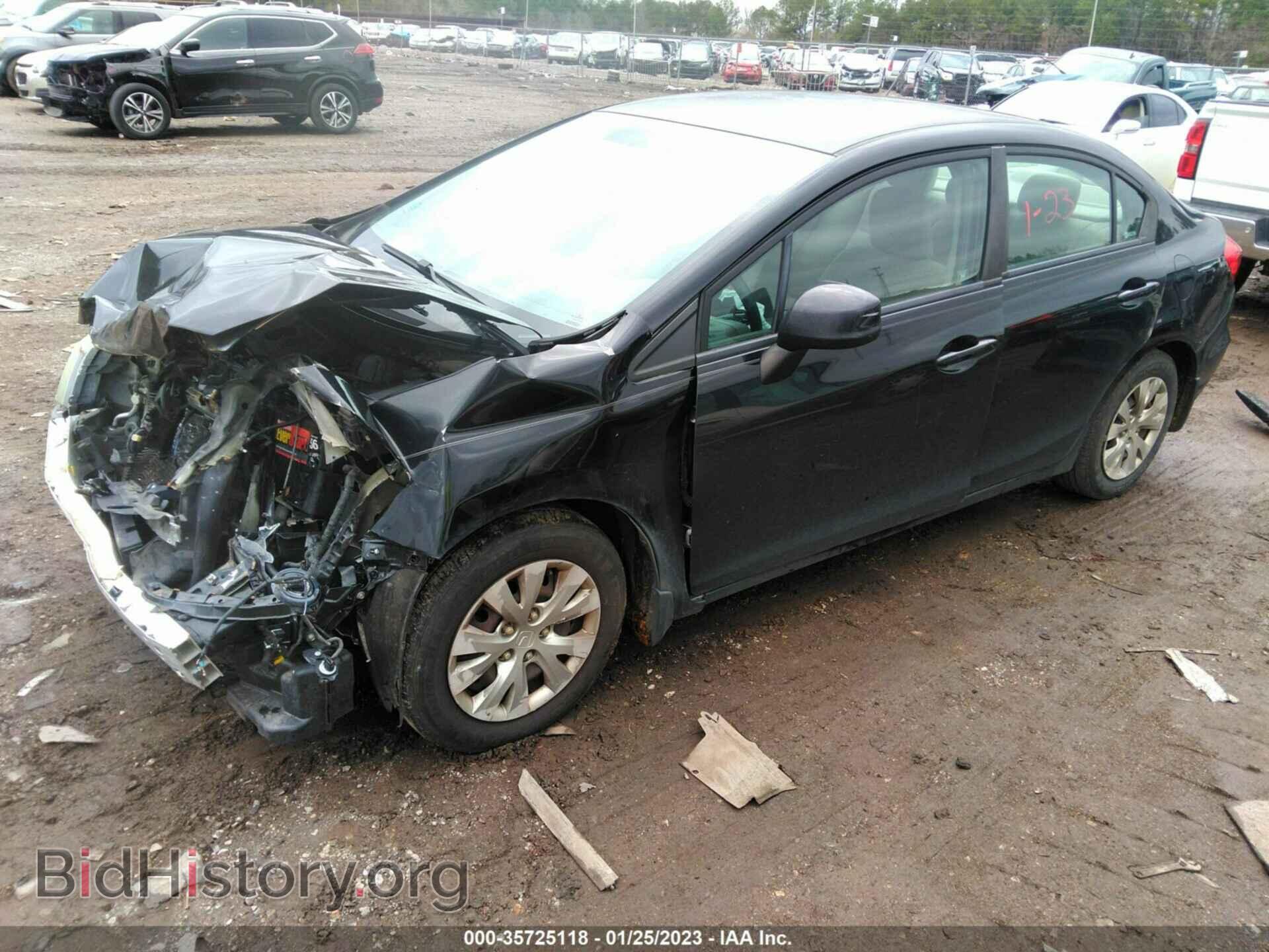 2012 HONDA CIVIC SDN - VIN: 19XFB2F57CE037366 - Фото 2