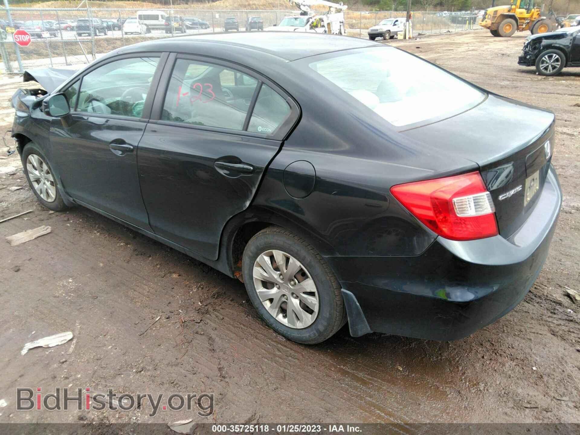 2012 HONDA CIVIC SDN - VIN: 19XFB2F57CE037366 - Фото 3