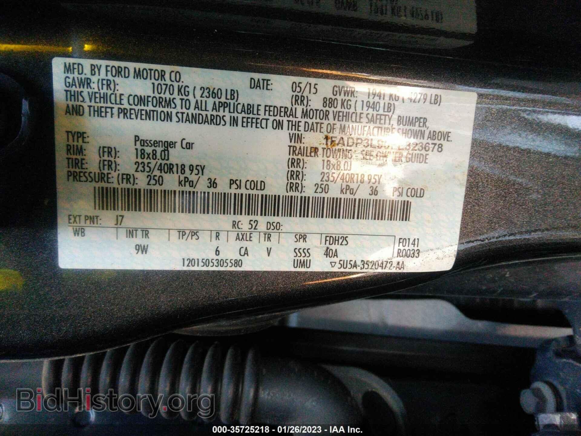 2015 FORD FOCUS - VIN: 1FADP3L90FL323678 - Photo 9