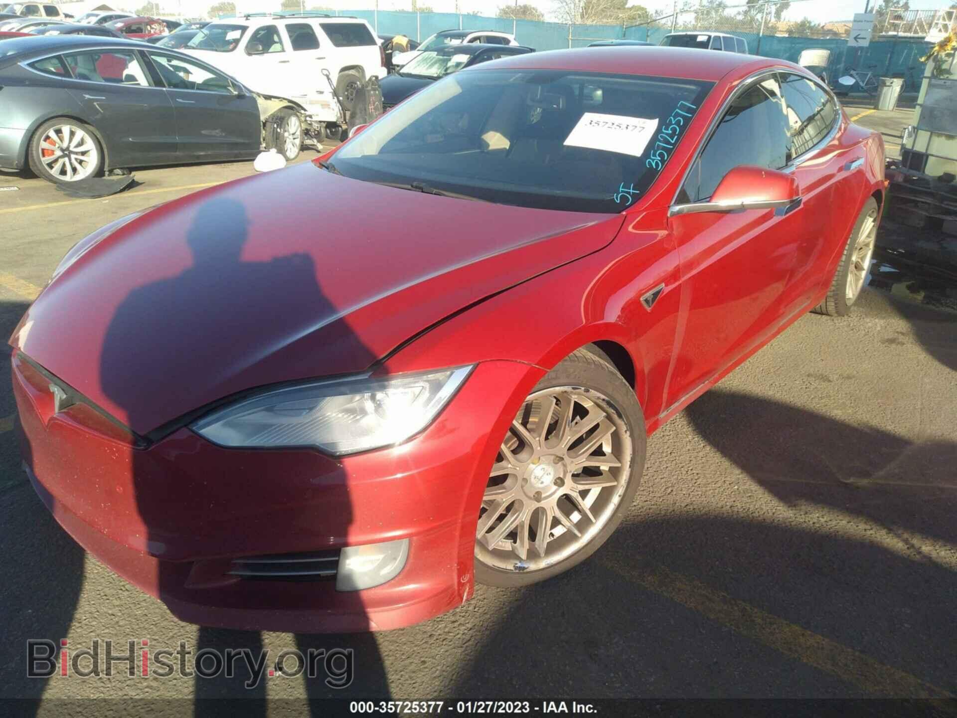 2014 TESLA MODEL S - VIN: 5YJSA1H16EFP42727 - Фото 2