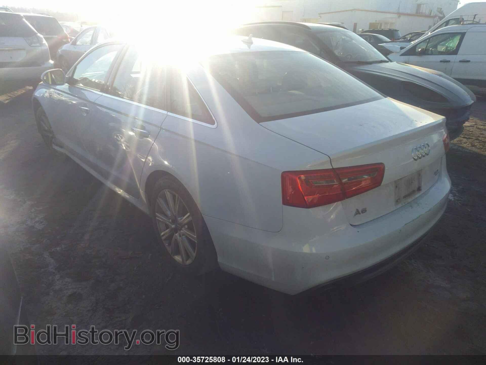 2013 AUDI A6 - VIN: WAUHGAFC7DN015350 - Фото 3
