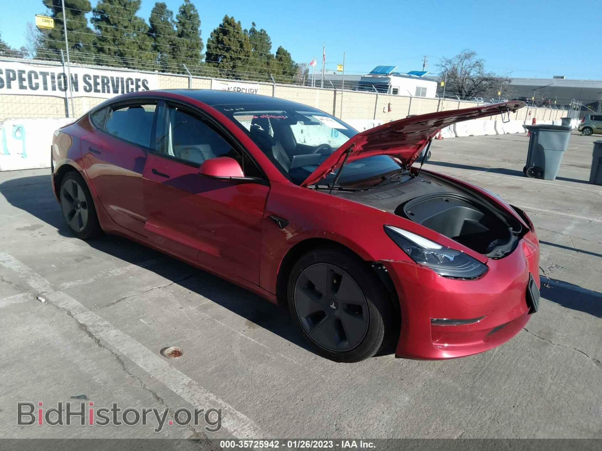 Photo 5YJ3E1EB9MF879701 - TESLA MODEL 3 2021
