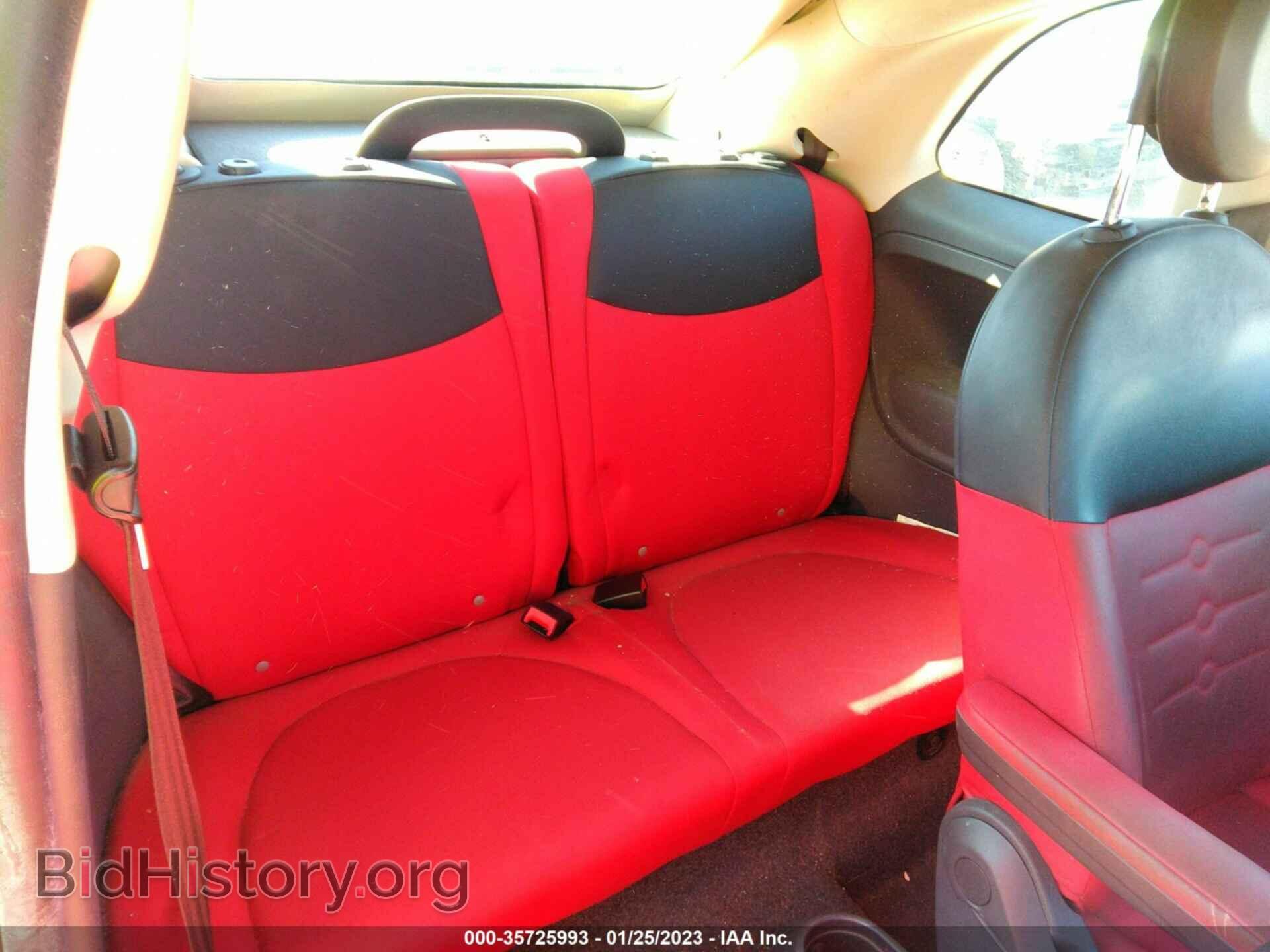 2012 FIAT 500 - VIN: 3C3CFFDR2CT344156 - Фото 8