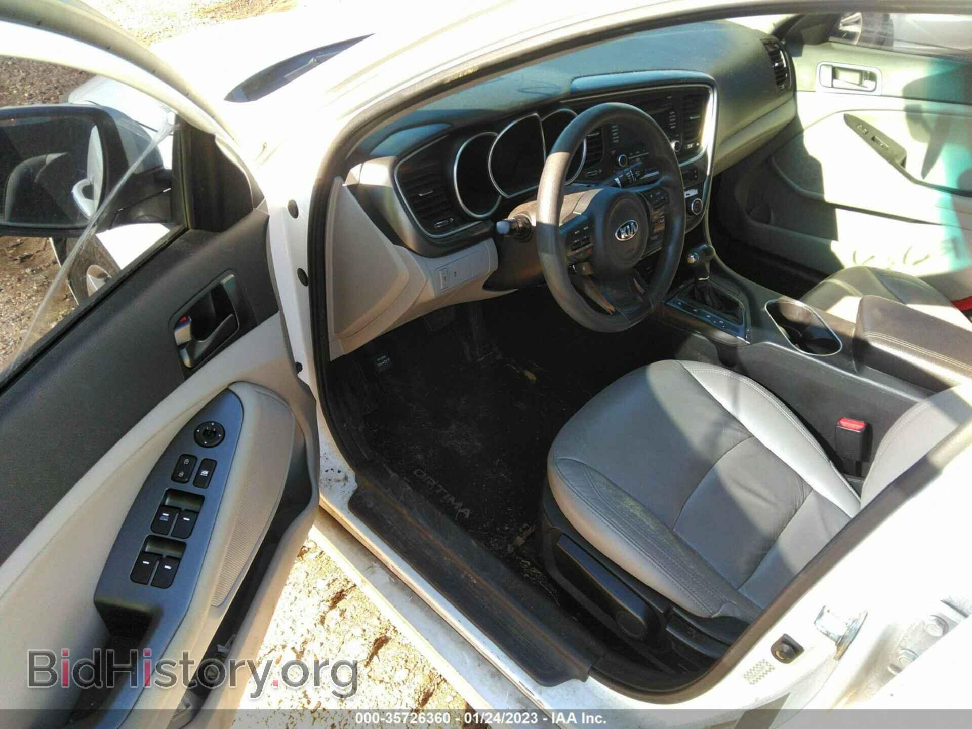 2015 KIA OPTIMA - VIN: KNAGM4A74F5592405 - Фото 5