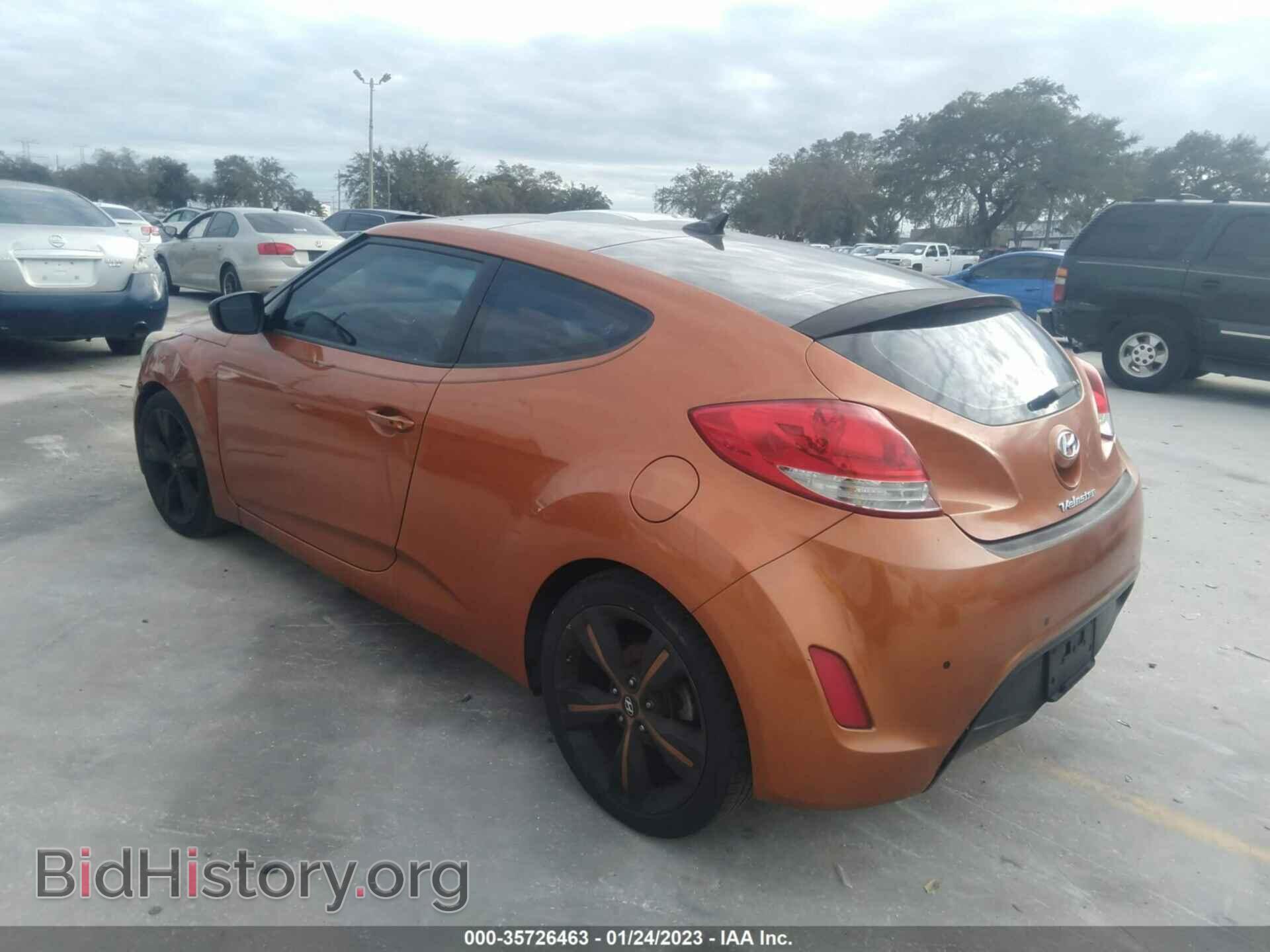 2012 HYUNDAI VELOSTER - VIN: KMHTC6AD9CU052700 - Фото 3