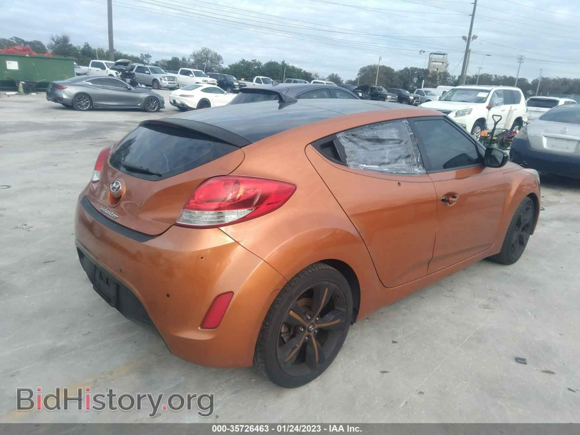 2012 HYUNDAI VELOSTER - VIN: KMHTC6AD9CU052700 - Фото 4
