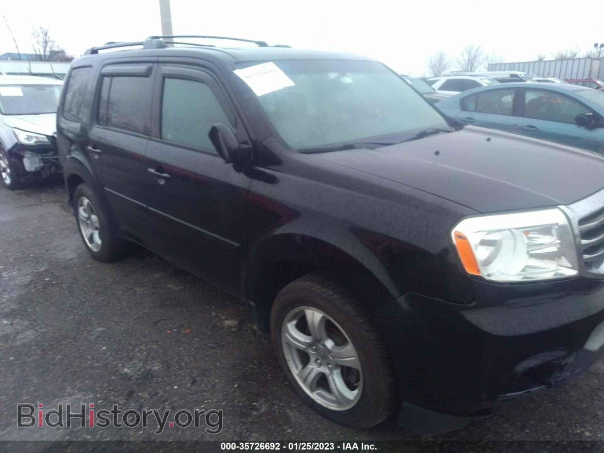 Photo 5FNYF4H55CB068003 - HONDA PILOT 2012