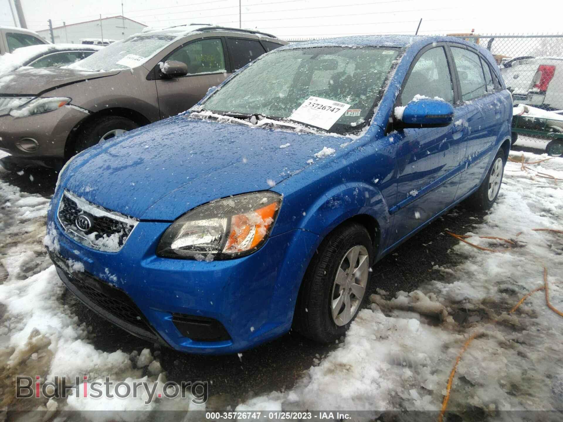2010 KIA RIO - VIN: KNADH5A3XA6701818 - Фото 2
