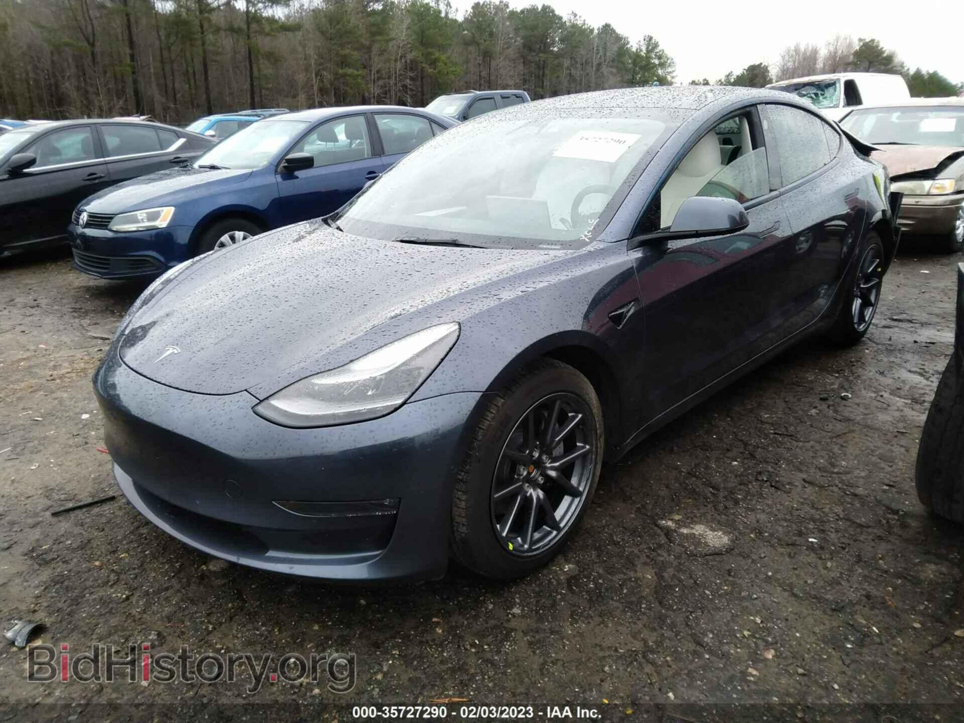 2022 TESLA MODEL 3 - VIN: 5YJ3E1EB8NF182053 - Фото 2