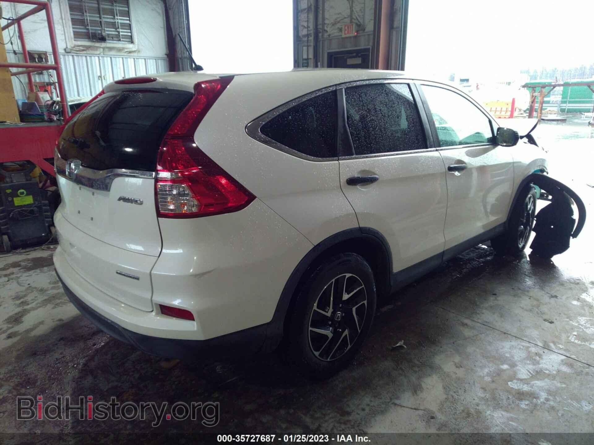 2016 HONDA CR-V - VIN: 5J6RM4H45GL073054 - Фото 4