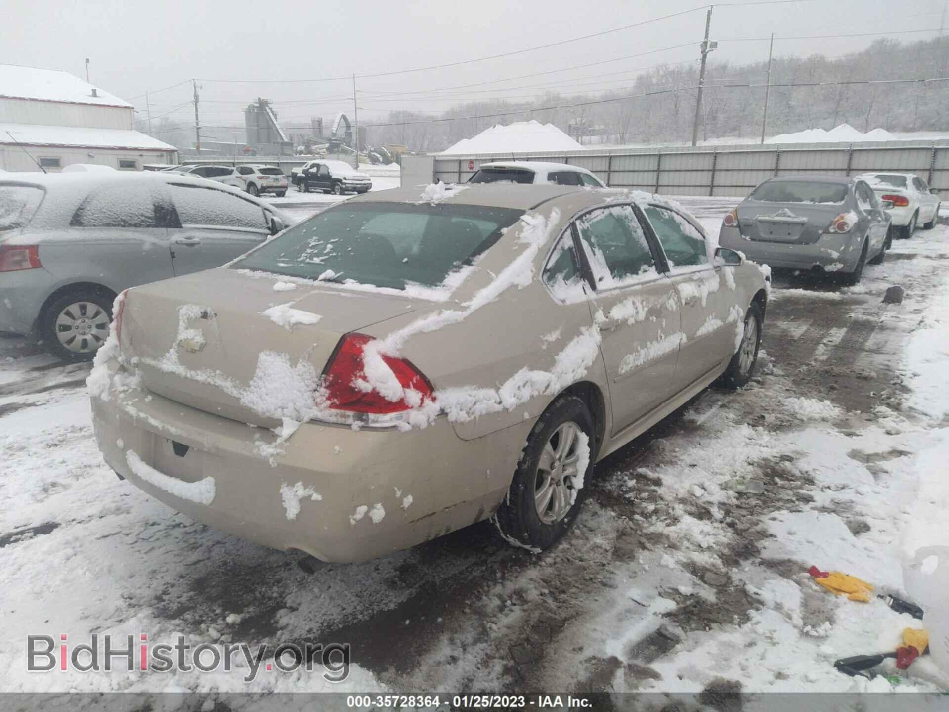 2012 CHEVROLET IMPALA - VIN: 2G1WF5E31C1320907 - Фото 4