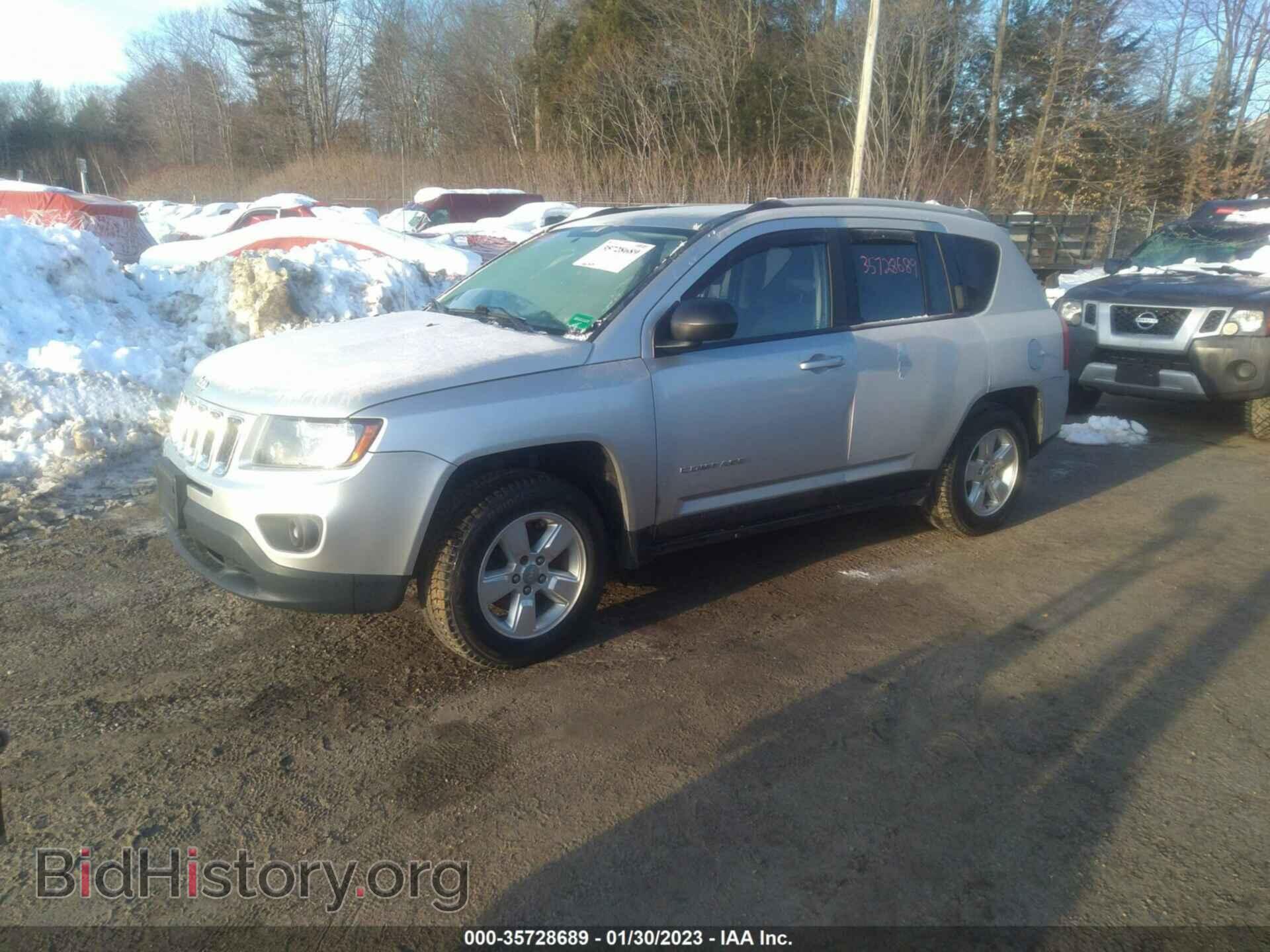 2013 JEEP COMPASS - VIN: 1C4NJCEA0DD190886 - Фото 2