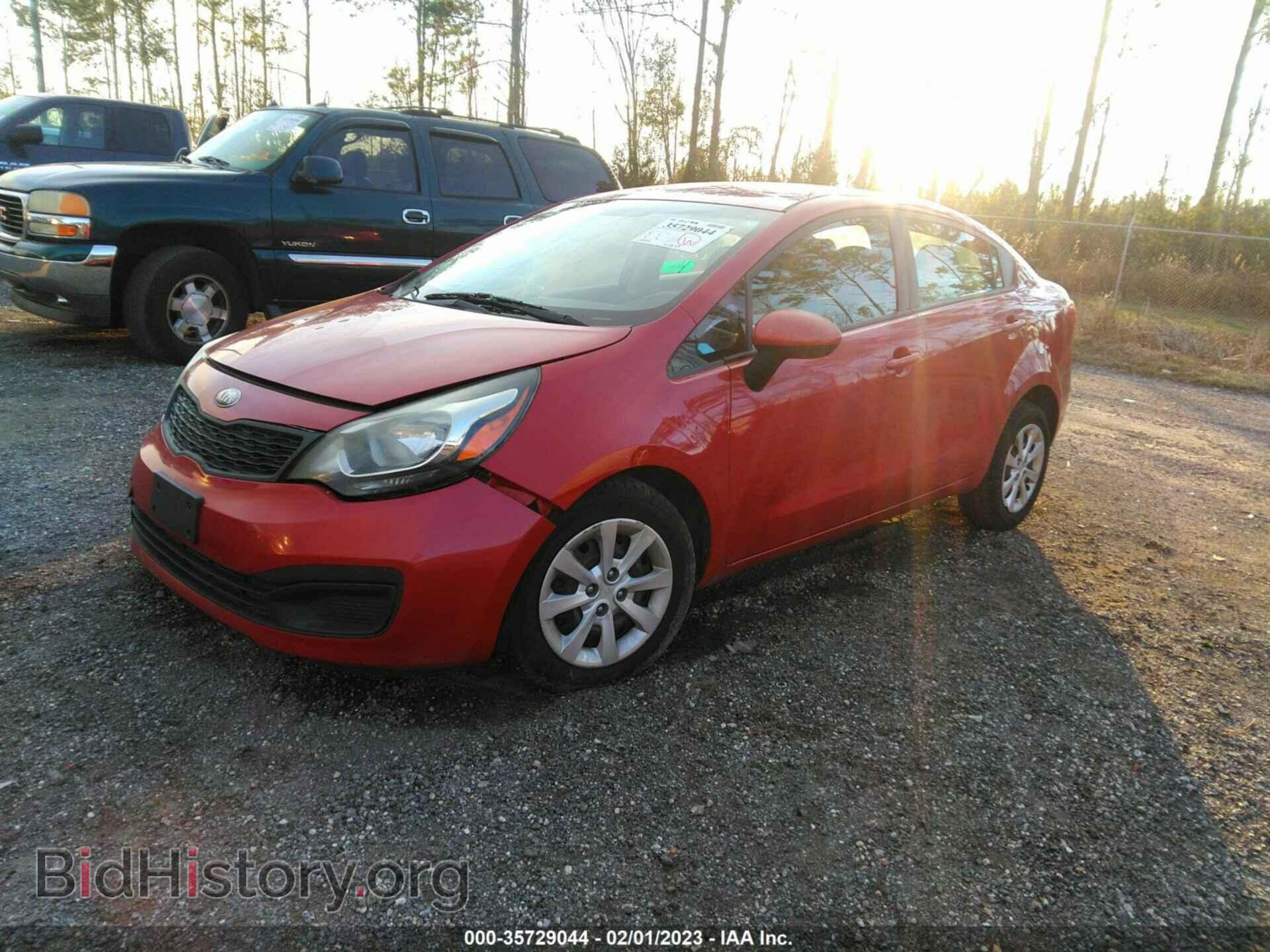 2013 KIA RIO - VIN: KNADM4A33D6240682 - Фото 2
