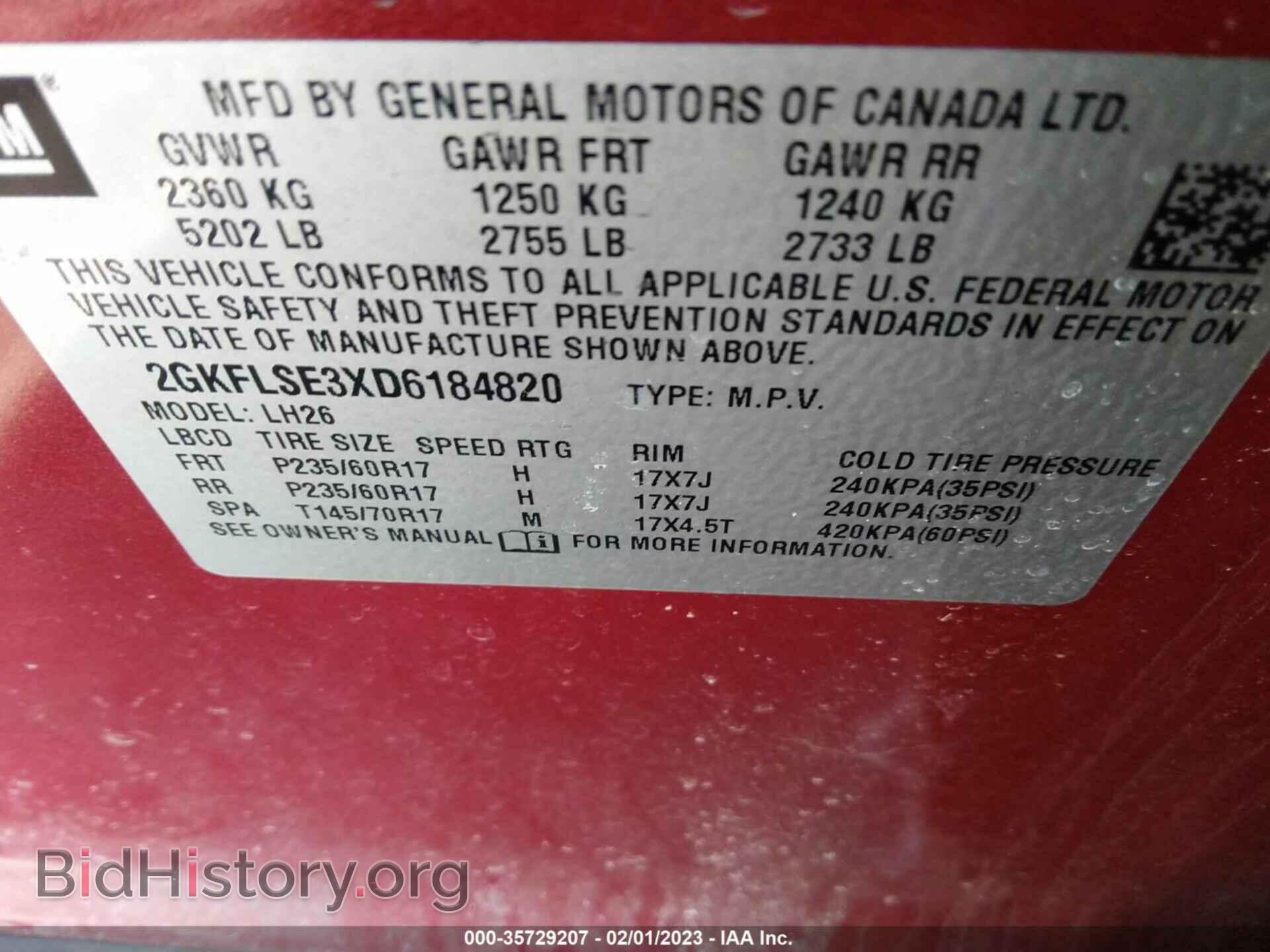2013 GMC TERRAIN - VIN: 2GKFLSE3XD6184820 - Photo 9