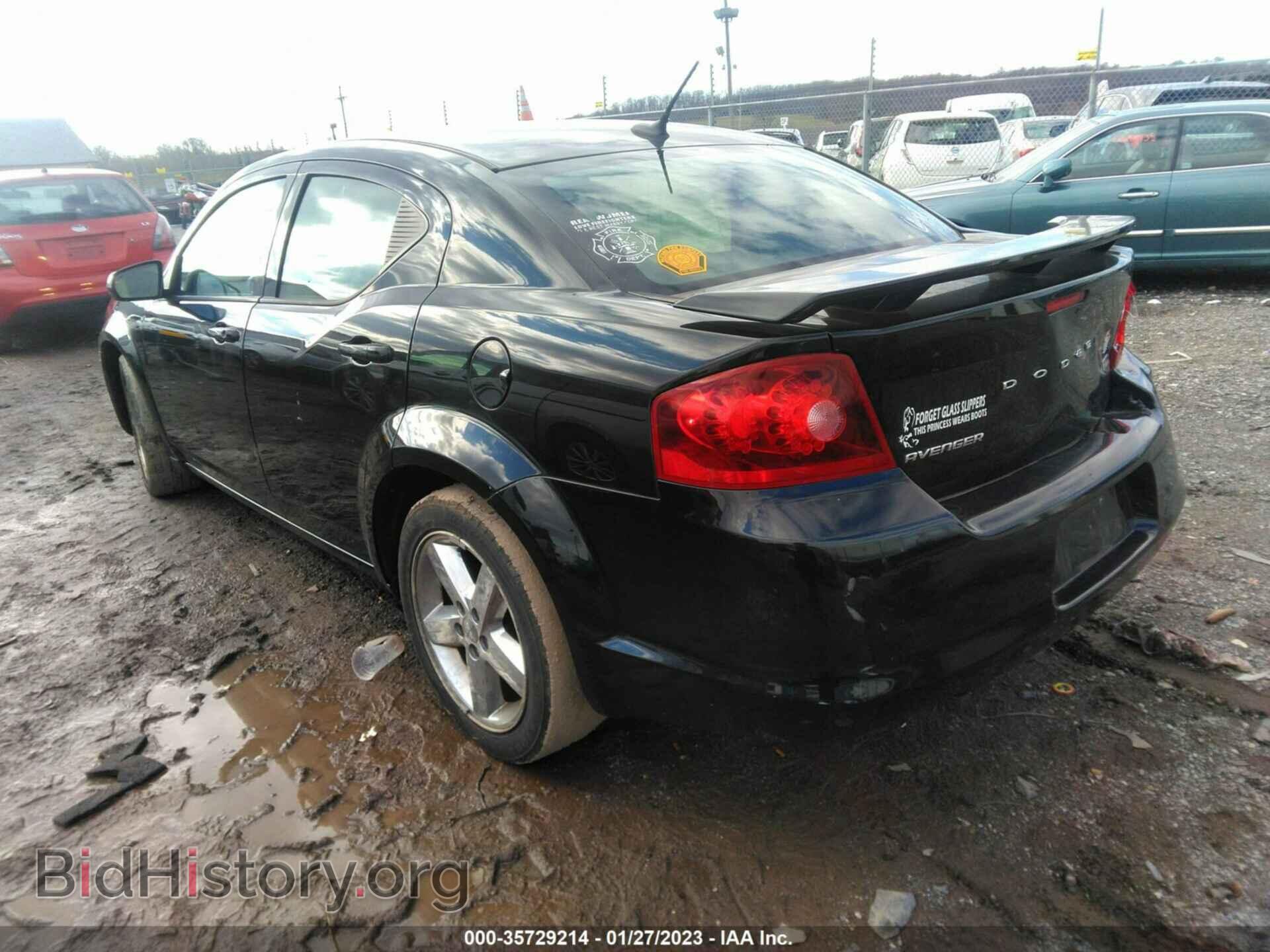 2011 DODGE AVENGER - VIN: 1B3BD2FGXBN599672 - Фото 3