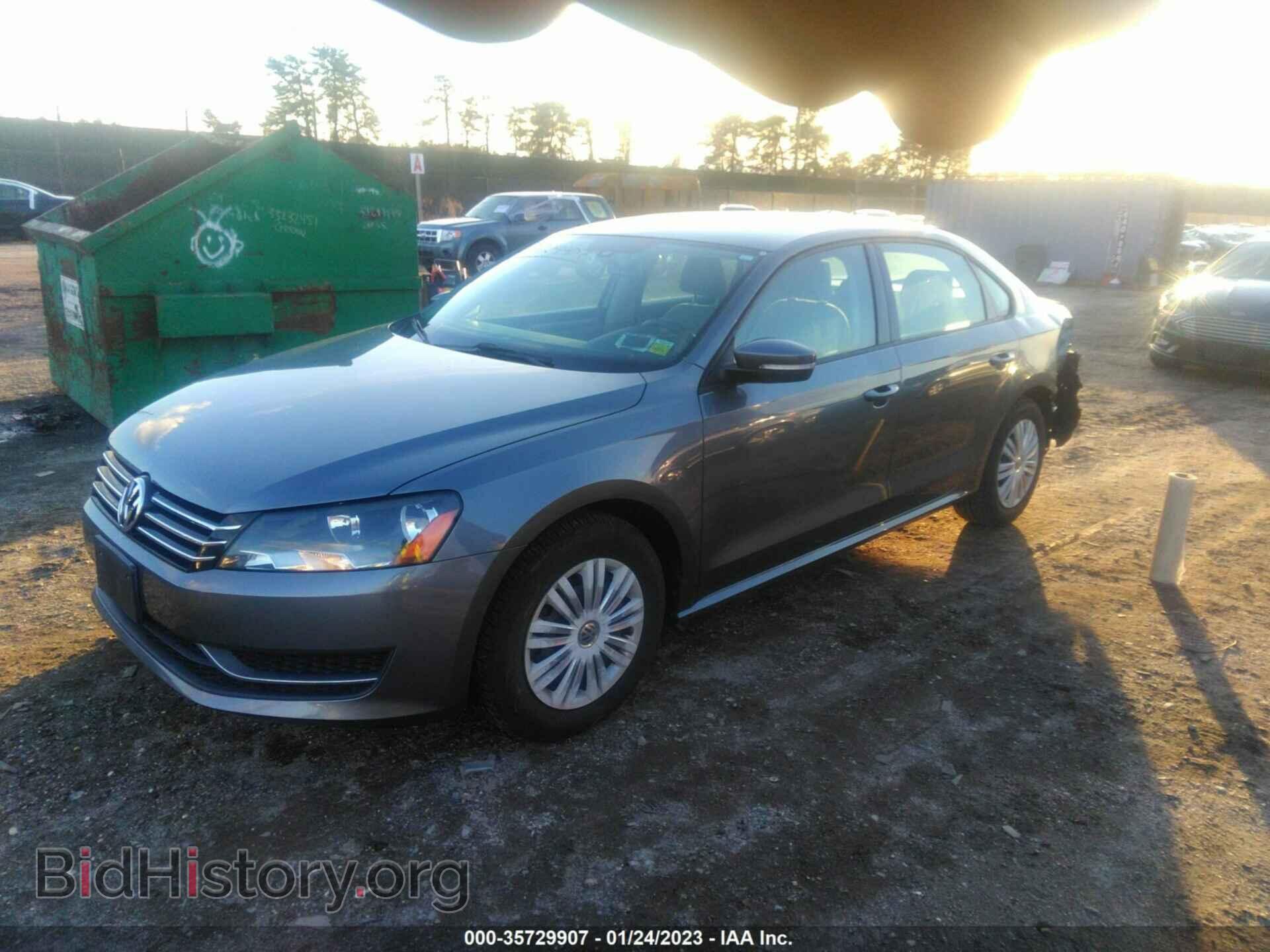 2014 VOLKSWAGEN PASSAT - VIN: 1VWAT7A37EC083846 - Фото 2