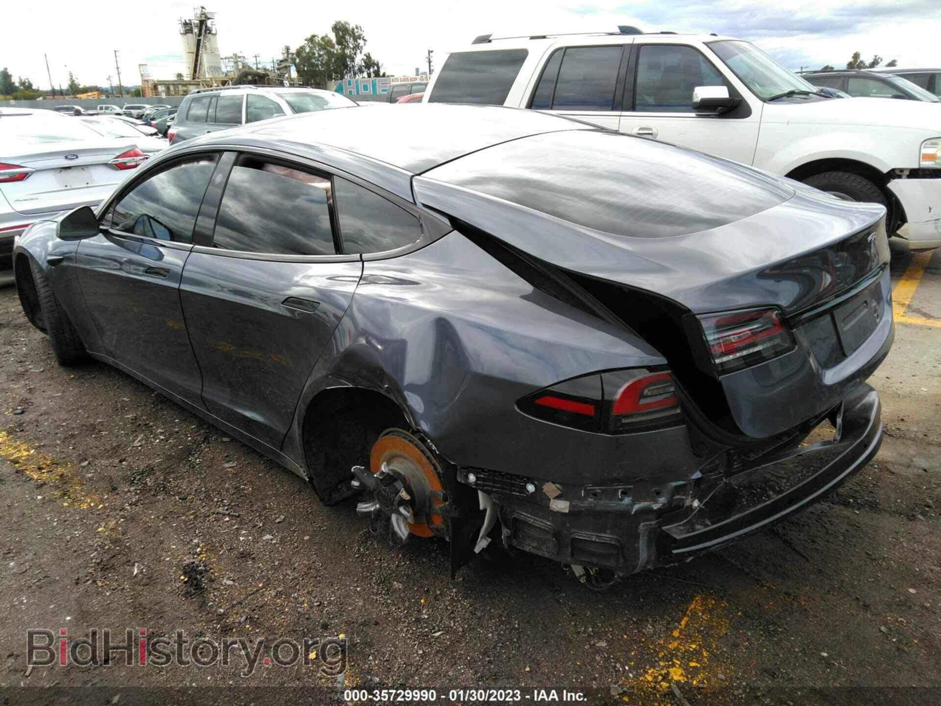 2022 TESLA MODEL S - VIN: 5YJSA1E55NF493229 - Photo 3