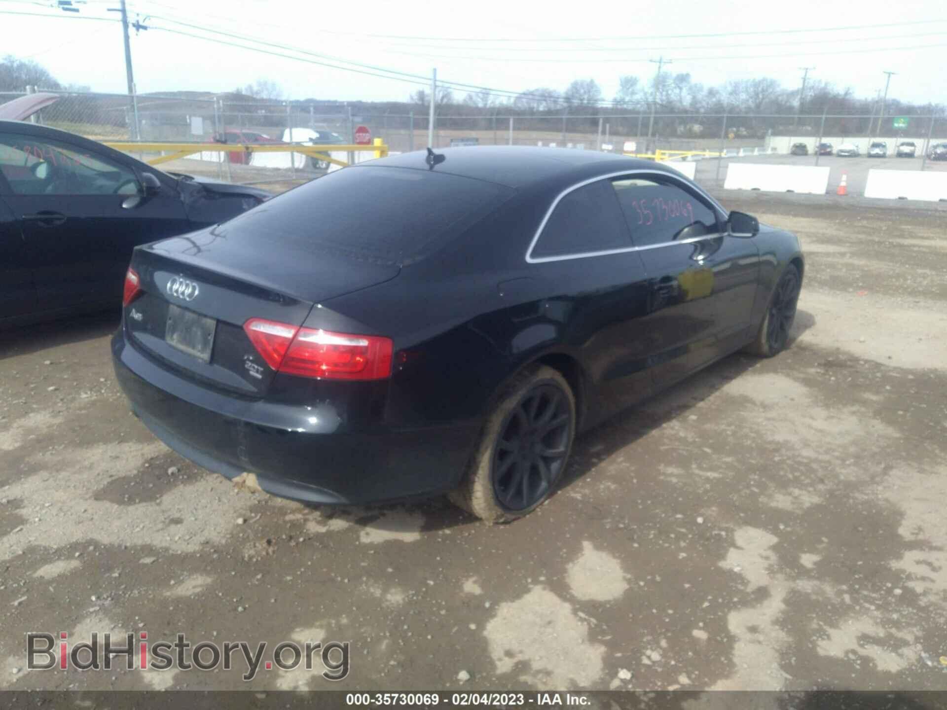2012 AUDI A5 - VIN: WAUCFAFR6CA001267 - Фото 4