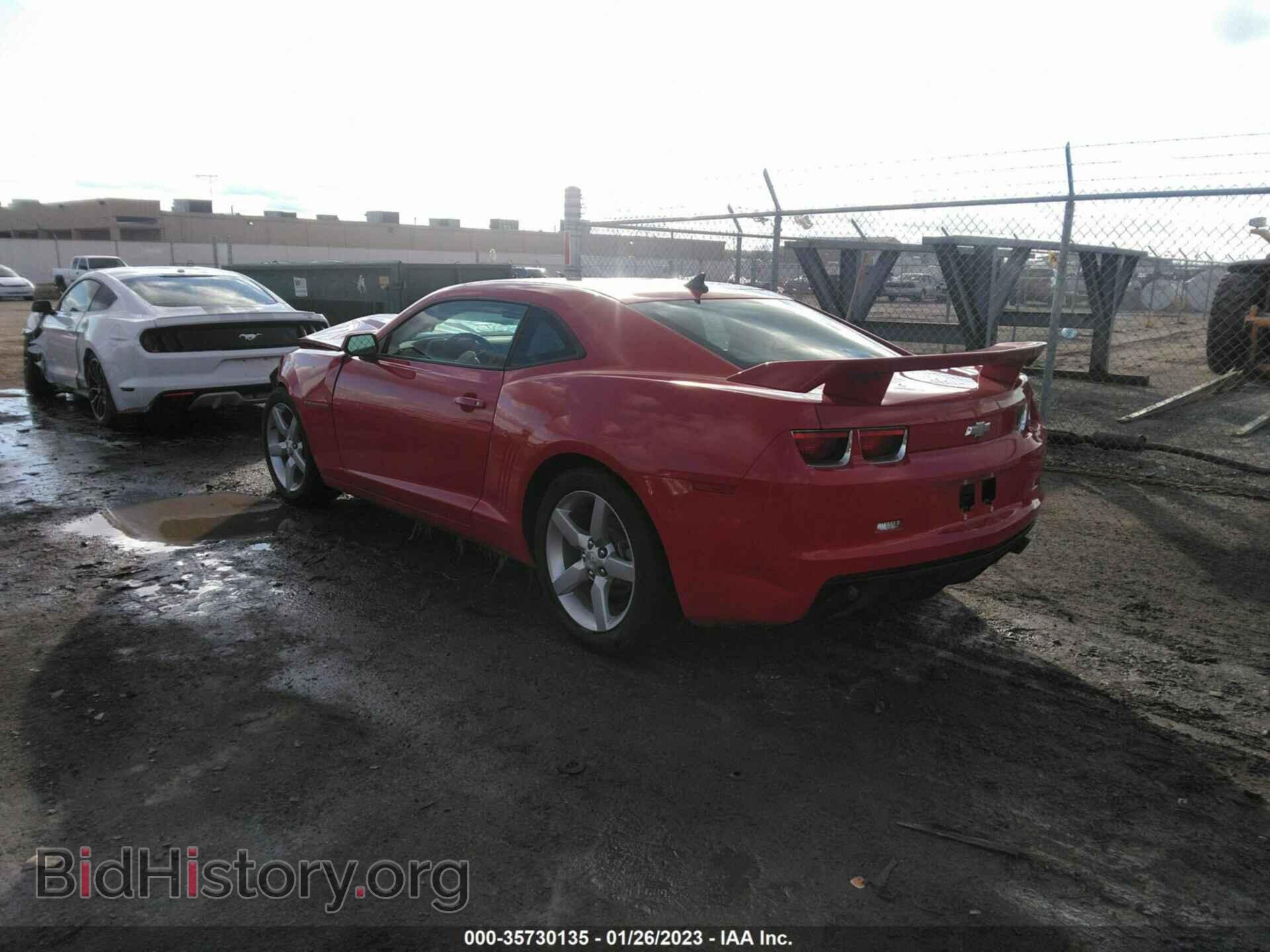 2012 CHEVROLET CAMARO - VIN: 2G1FA1E35C9182121 - Фото 3