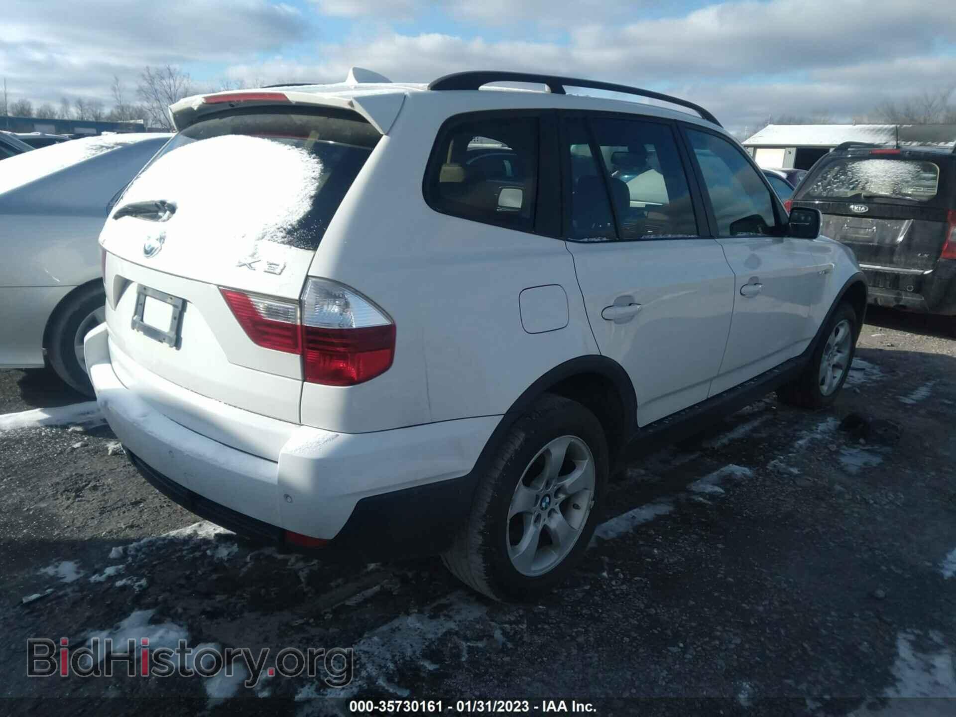 2007 BMW X3 - VIN: WBXPC93467WF20970 - Фото 4