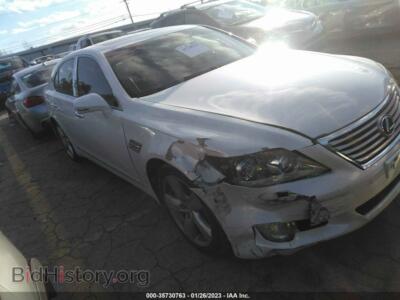 2011 Lexus LS 460, white — VIN JTHBL5EF9B5101925, IAAI