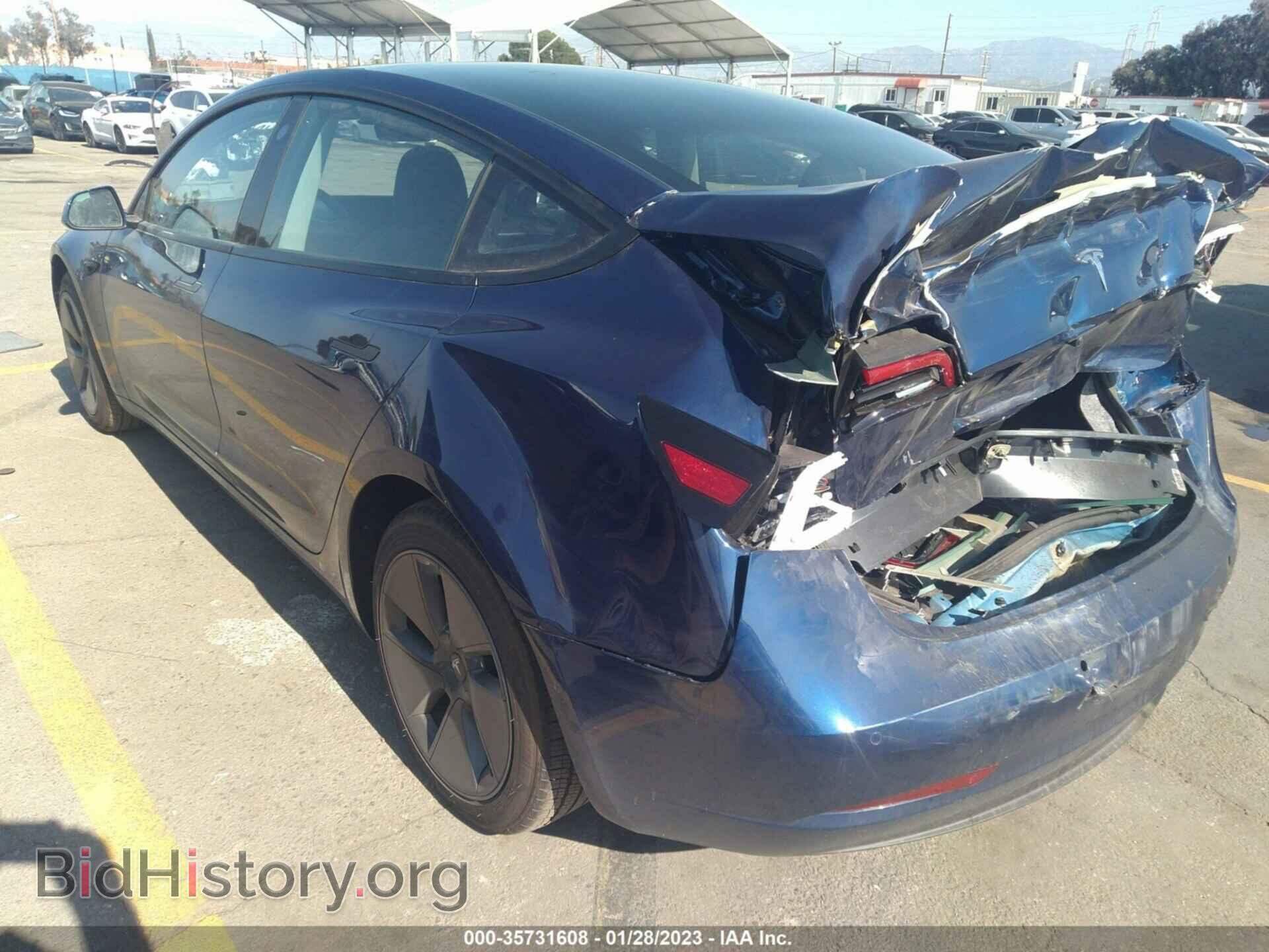 2022 TESLA MODEL 3 - VIN: 5YJ3E1EA5NF376367 - Photo 3