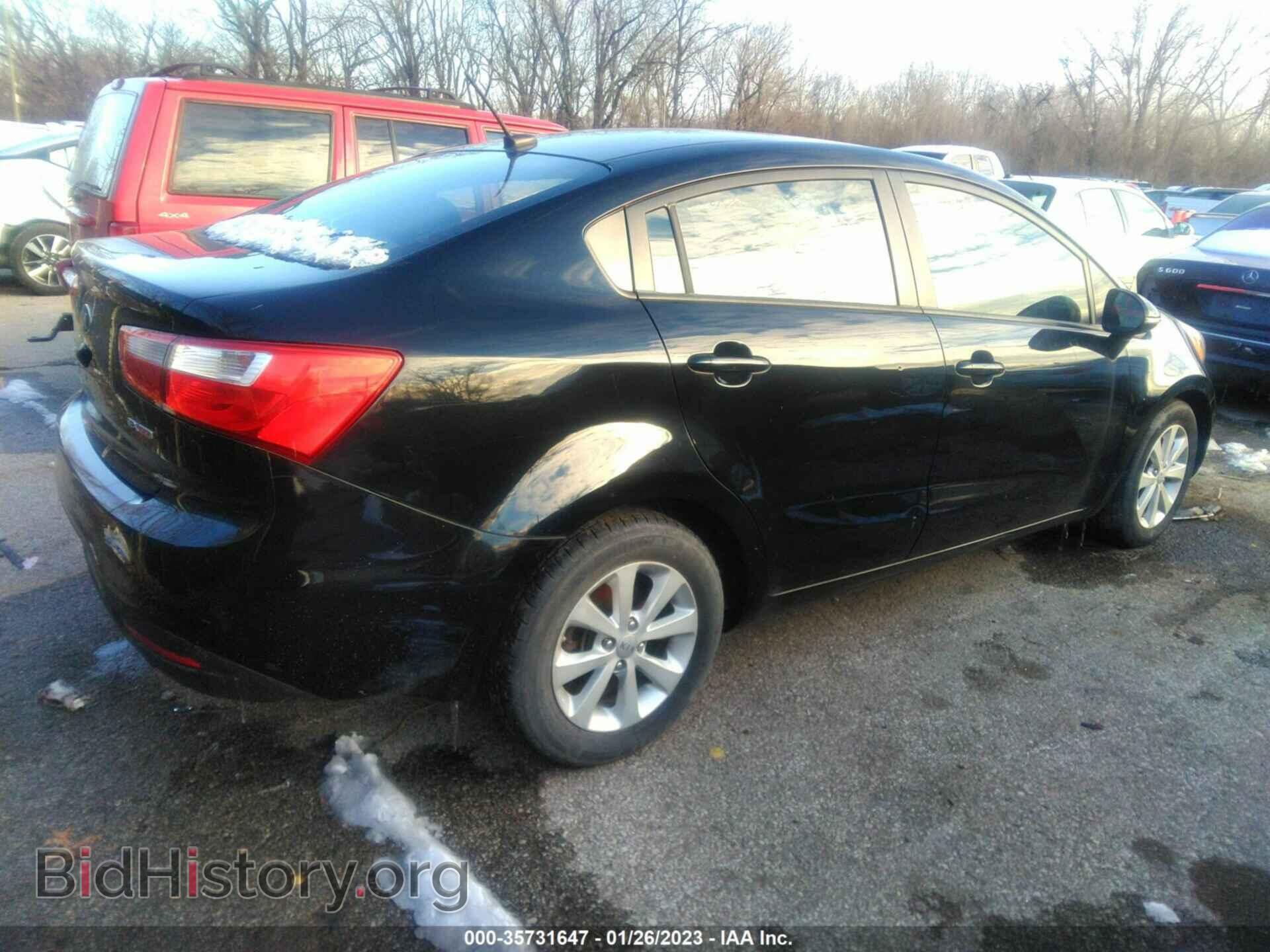 2013 KIA RIO - VIN: KNADN4A38D6144494 - Фото 4