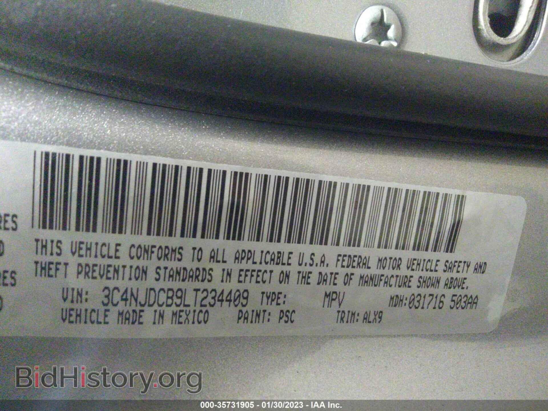 2020 JEEP COMPASS - VIN: 3C4NJDCB9LT234409 - Photo 9