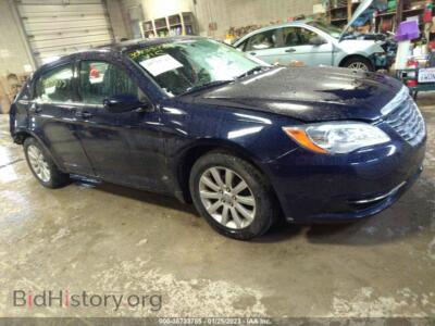 2013 Chrysler 200 Touring, синий — VIN 1C3CCBBB4DN722826, IAAI