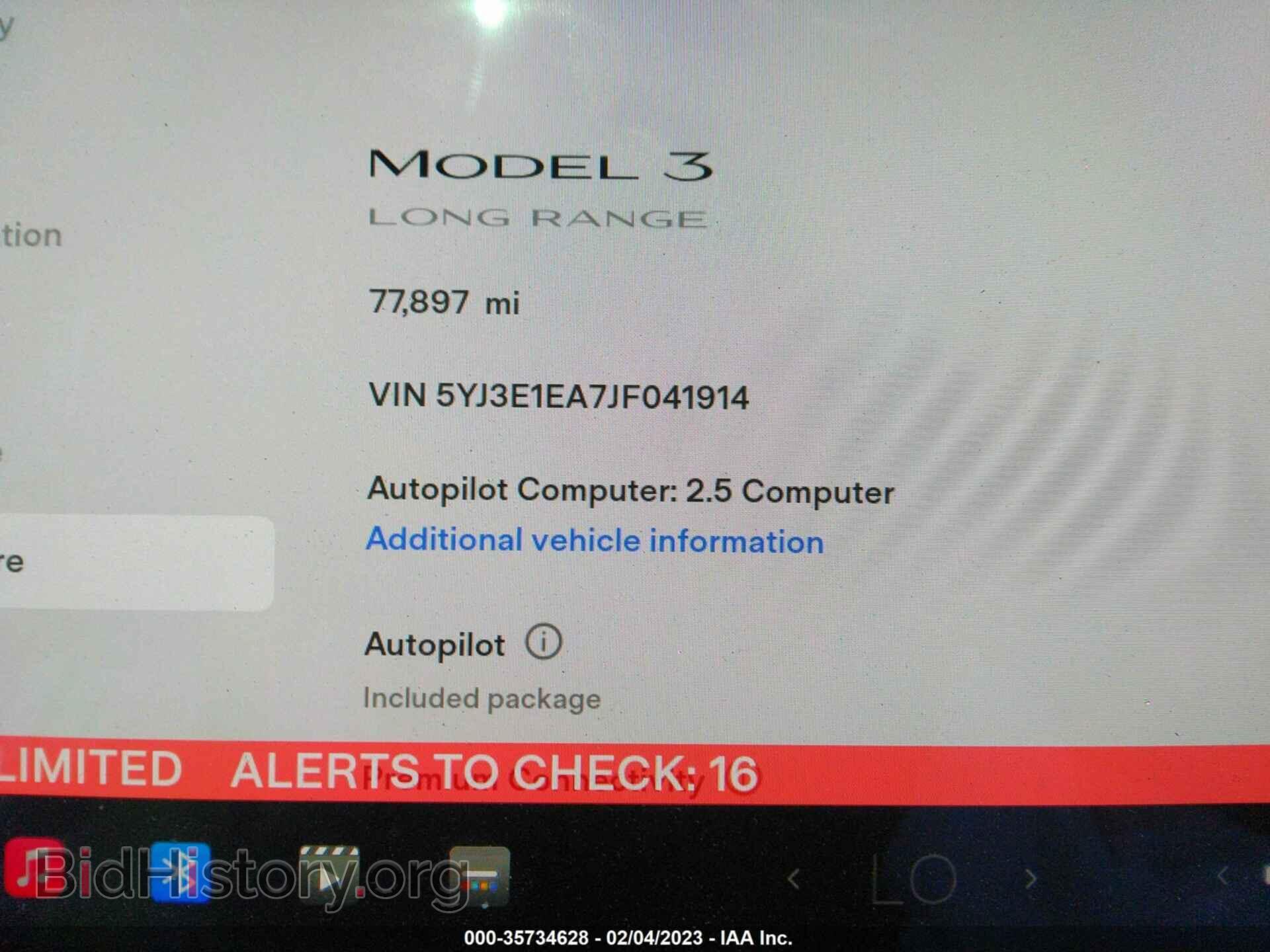 2018 TESLA MODEL 3 - VIN: 5YJ3E1EA7JF041914 - Фото 7