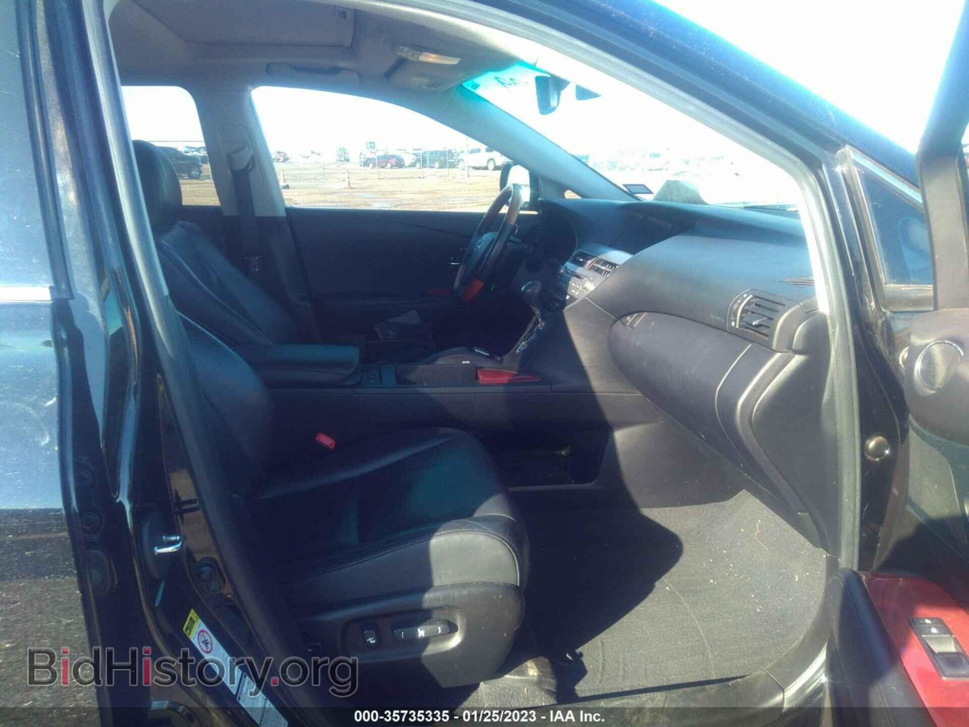 2012 LEXUS RX 350 - VIN: 2T2BK1BA5CC134264 - Фото 5