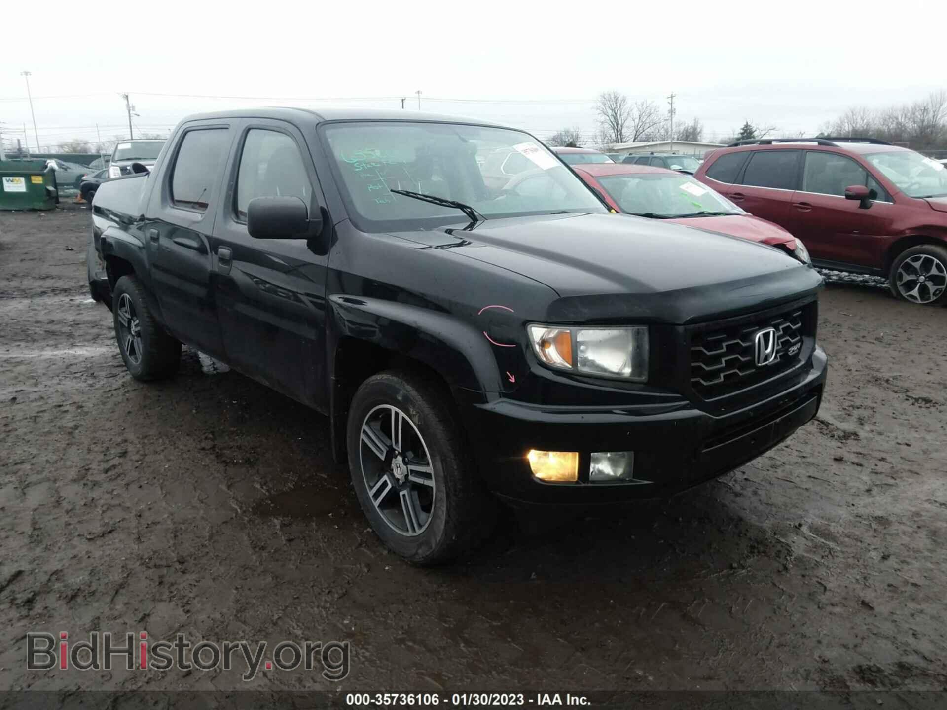 Photo 5FPYK1F7XEB003673 - HONDA RIDGELINE 2014
