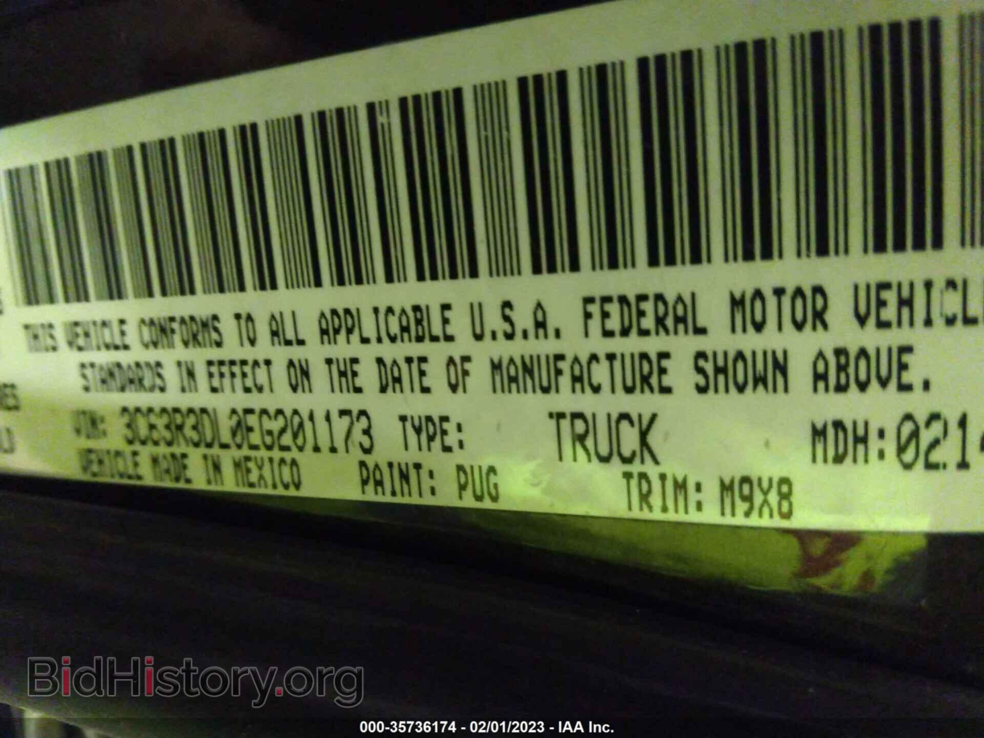 2014 RAM 3500 - VIN: 3C63R3DL0EG201173 - Фото 9