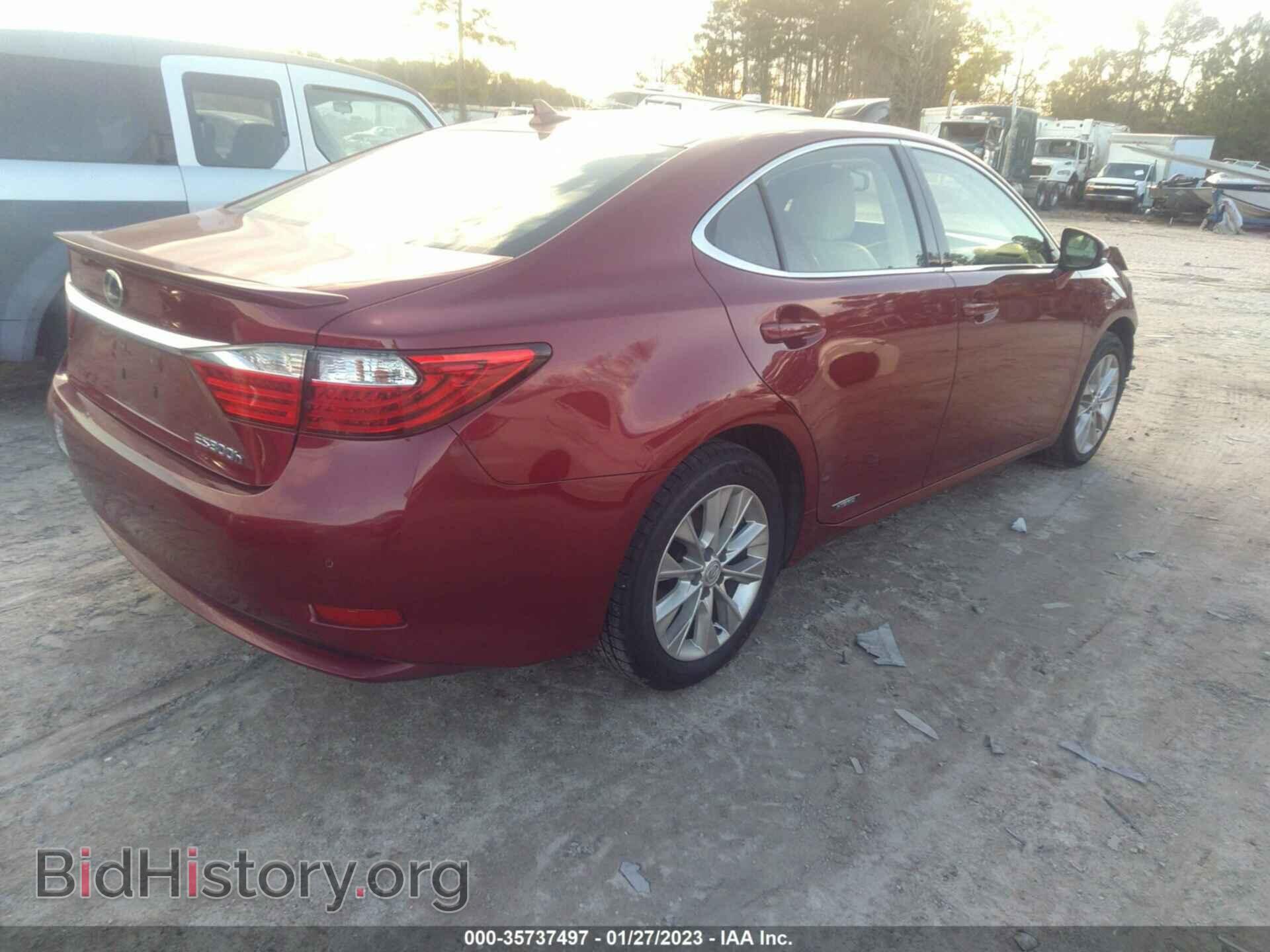 2013 LEXUS ES 300H - VIN: JTHBW1GG2D2024924 - Photo 4