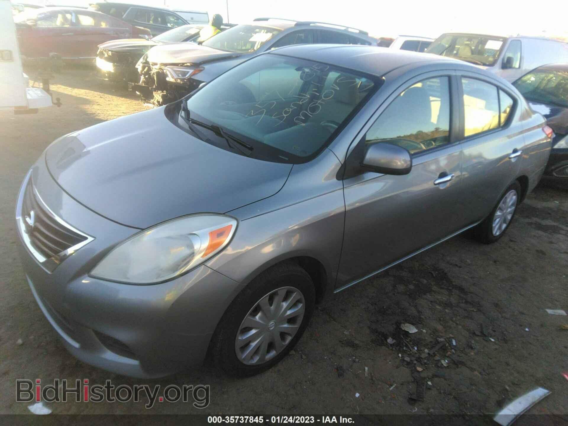 2012 NISSAN VERSA - VIN: 3N1CN7AP2CL813899 - Фото 2