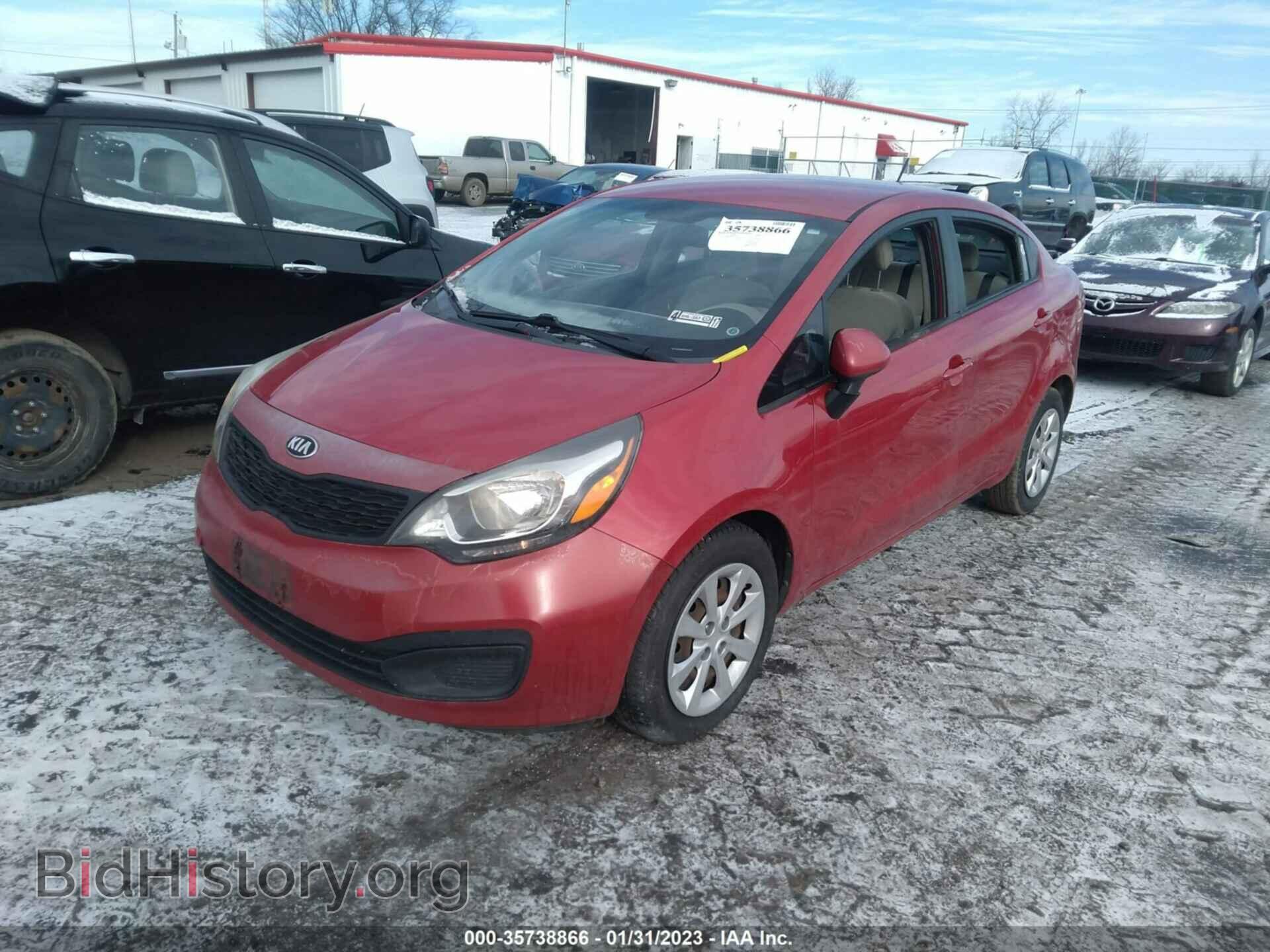 2013 KIA RIO - VIN: KNADM4A38D6152677 - Фото 2