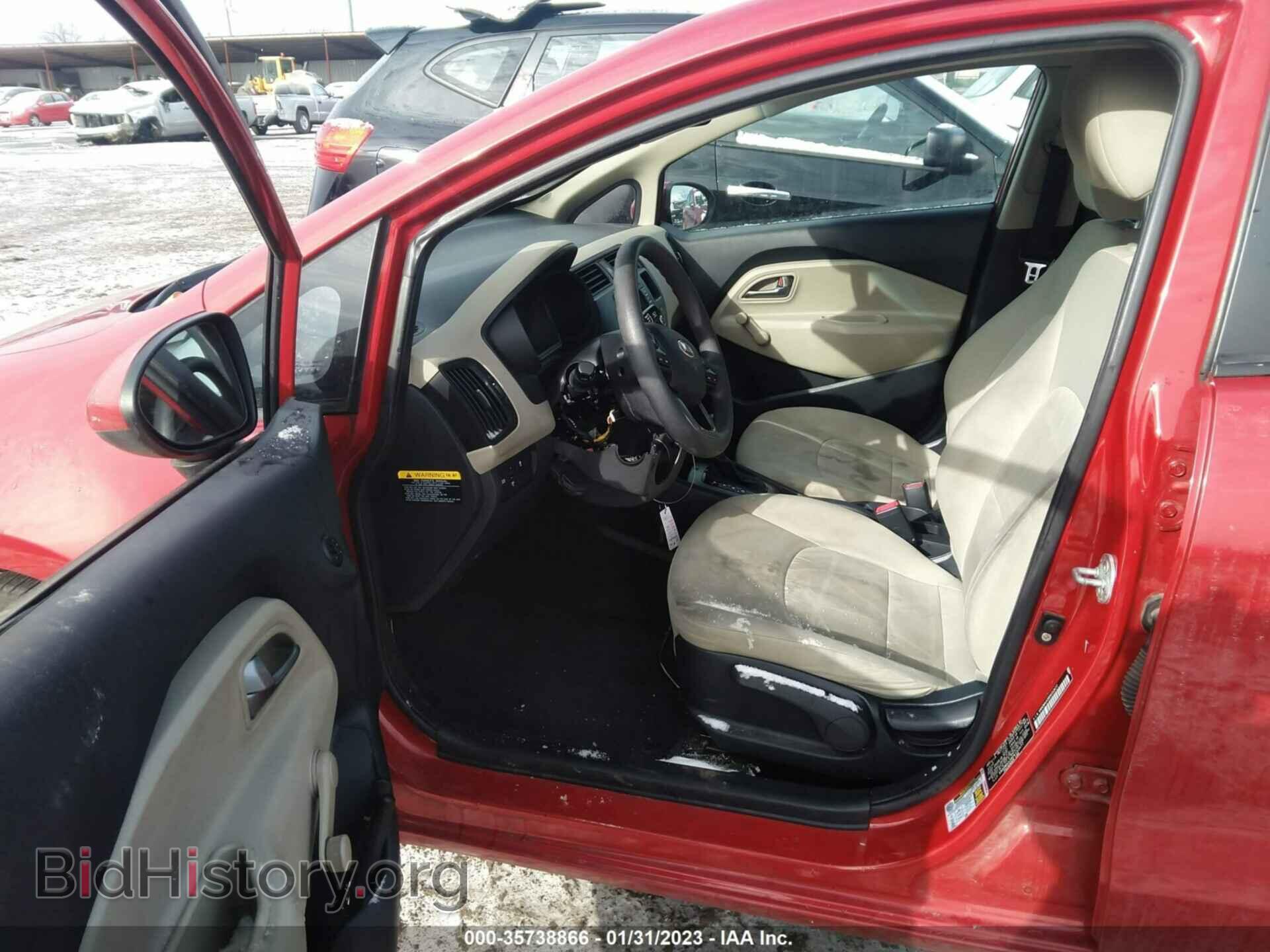 2013 KIA RIO - VIN: KNADM4A38D6152677 - Фото 5